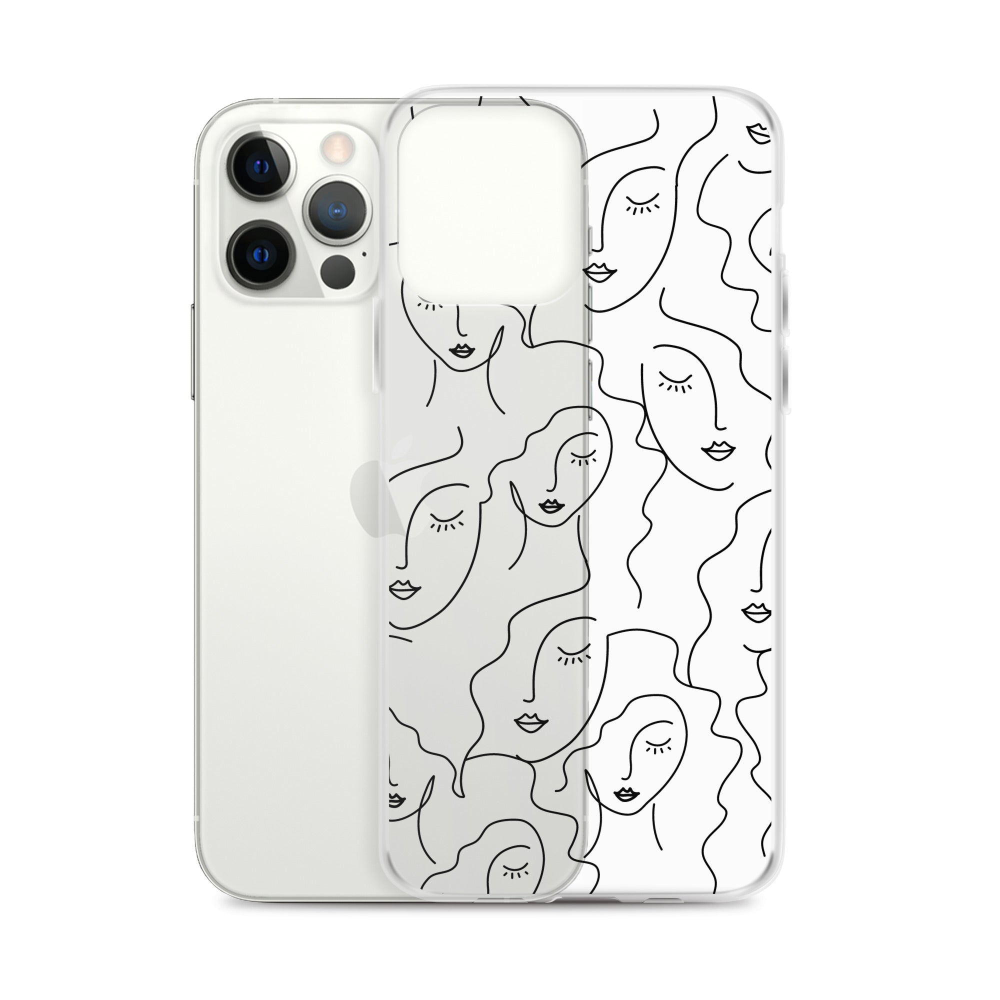 Faces Clear iPhone Case, Transparent Luxury Cover, Scratch-Resistant, Available For All Models, JHTEE Accessories., - JHTEE, Clear iPhone case, Clear phone case, Dust-proof case, #tag4#, #tag5#, #tag6#, #tag7#, #tag8#, #tag9#, #tag10#, #tag11#, #tag12#, #tag13#, #tag14#, #tag15#, #tag16#, #tag17#, #