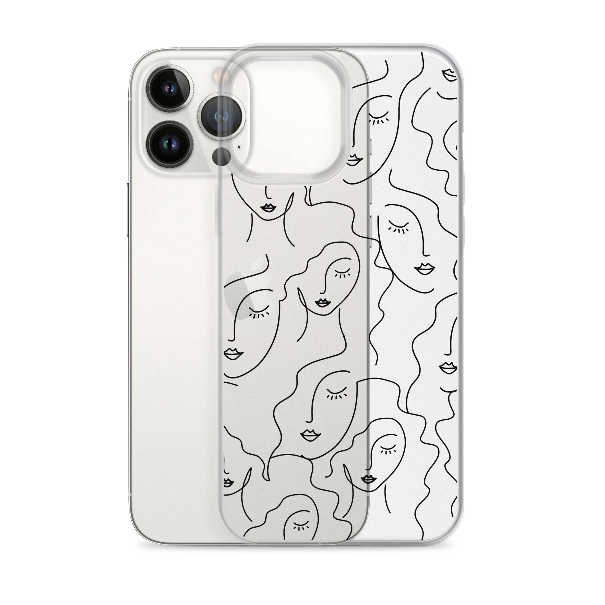 Faces Clear iPhone Case, Transparent Luxury Cover, Scratch-Resistant, Available For All Models, JHTEE Accessories., - JHTEE, Clear iPhone case, Clear phone case, Dust-proof case, #tag4#, #tag5#, #tag6#, #tag7#, #tag8#, #tag9#, #tag10#, #tag11#, #tag12#, #tag13#, #tag14#, #tag15#, #tag16#, #tag17#, #