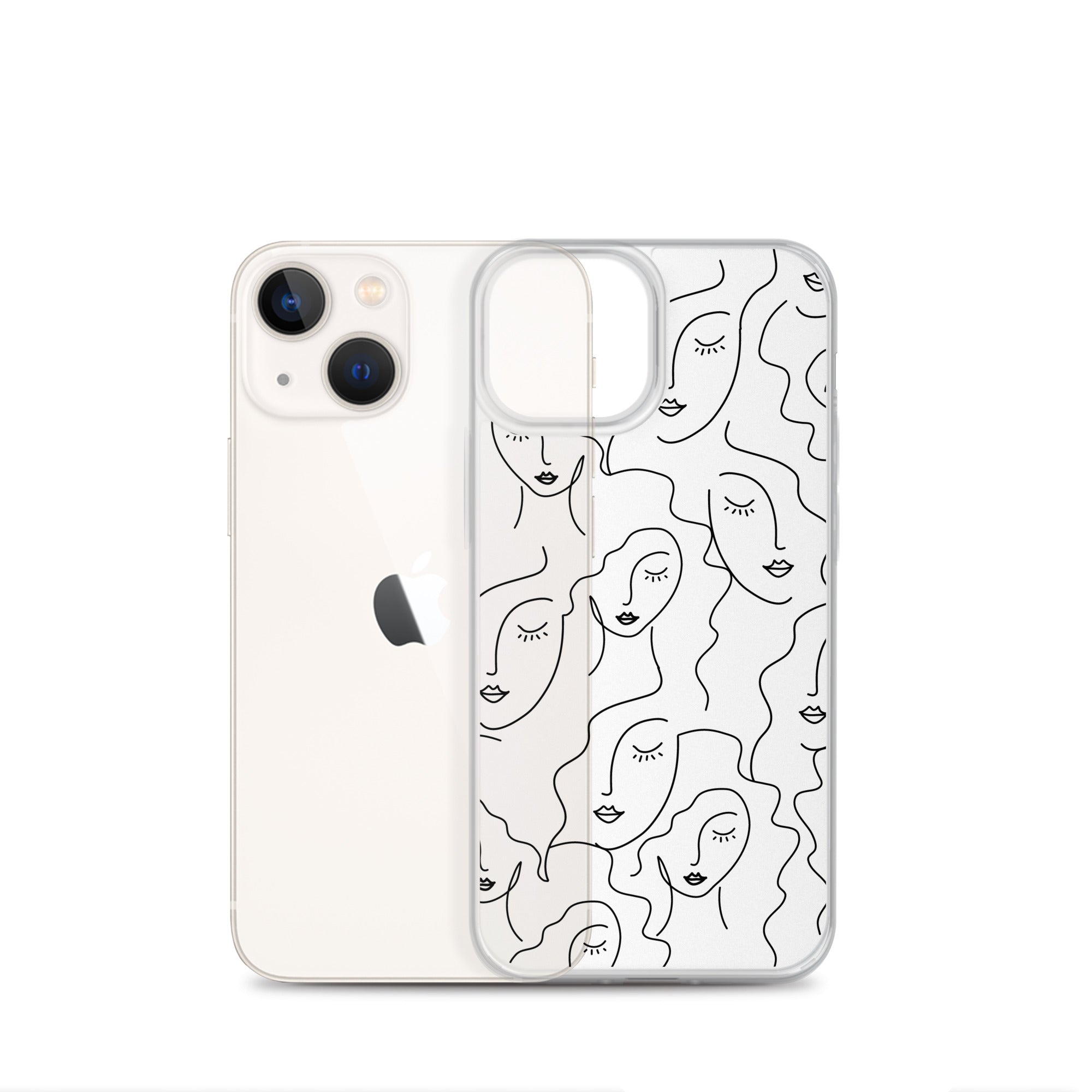 Faces Clear iPhone Case, Transparent Luxury Cover, Scratch-Resistant, Available For All Models, JHTEE Accessories., - JHTEE, Clear iPhone case, Clear phone case, Dust-proof case, #tag4#, #tag5#, #tag6#, #tag7#, #tag8#, #tag9#, #tag10#, #tag11#, #tag12#, #tag13#, #tag14#, #tag15#, #tag16#, #tag17#, #