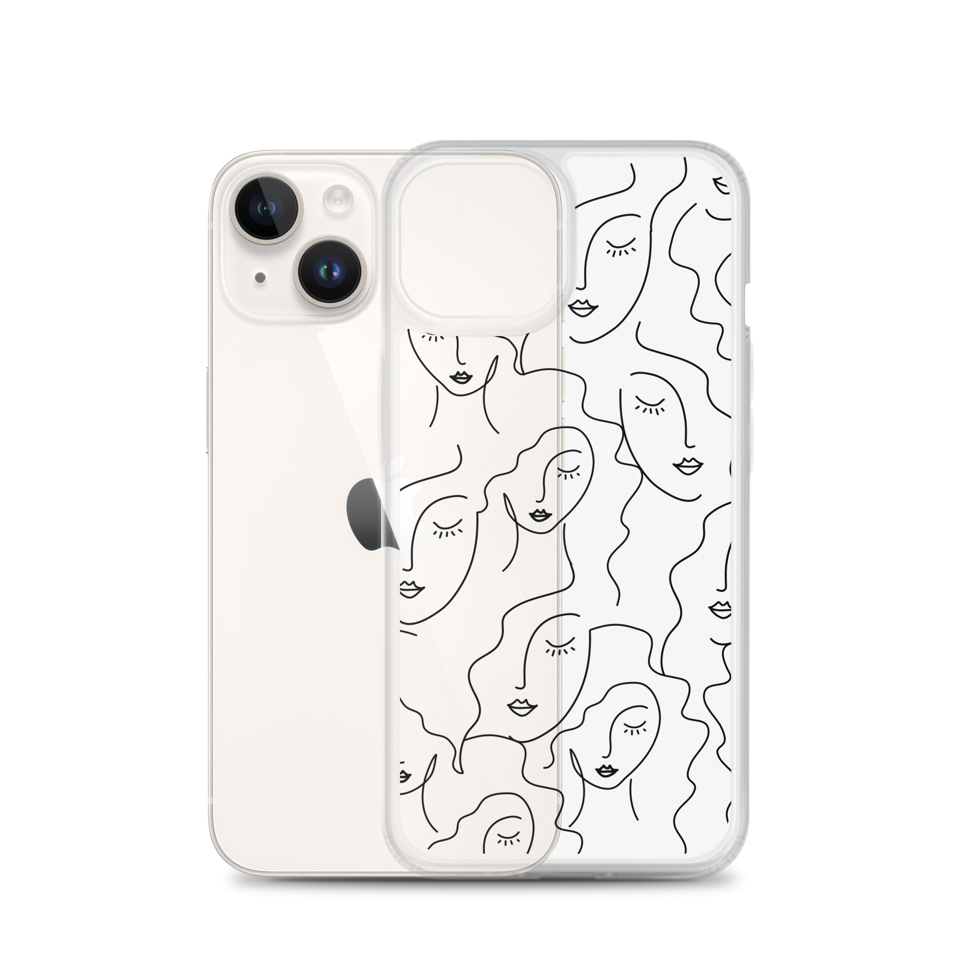 Faces Clear iPhone Case, Transparent Luxury Cover, Scratch-Resistant, Available For All Models, JHTEE Accessories., - JHTEE, Clear iPhone case, Clear phone case, Dust-proof case, #tag4#, #tag5#, #tag6#, #tag7#, #tag8#, #tag9#, #tag10#, #tag11#, #tag12#, #tag13#, #tag14#, #tag15#, #tag16#, #tag17#, #