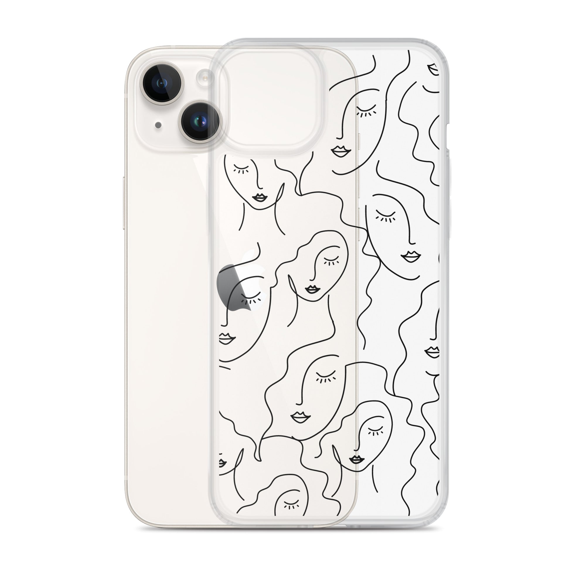 Faces Clear iPhone Case, Transparent Luxury Cover, Scratch-Resistant, Available For All Models, JHTEE Accessories., - JHTEE, Clear iPhone case, Clear phone case, Dust-proof case, #tag4#, #tag5#, #tag6#, #tag7#, #tag8#, #tag9#, #tag10#, #tag11#, #tag12#, #tag13#, #tag14#, #tag15#, #tag16#, #tag17#, #