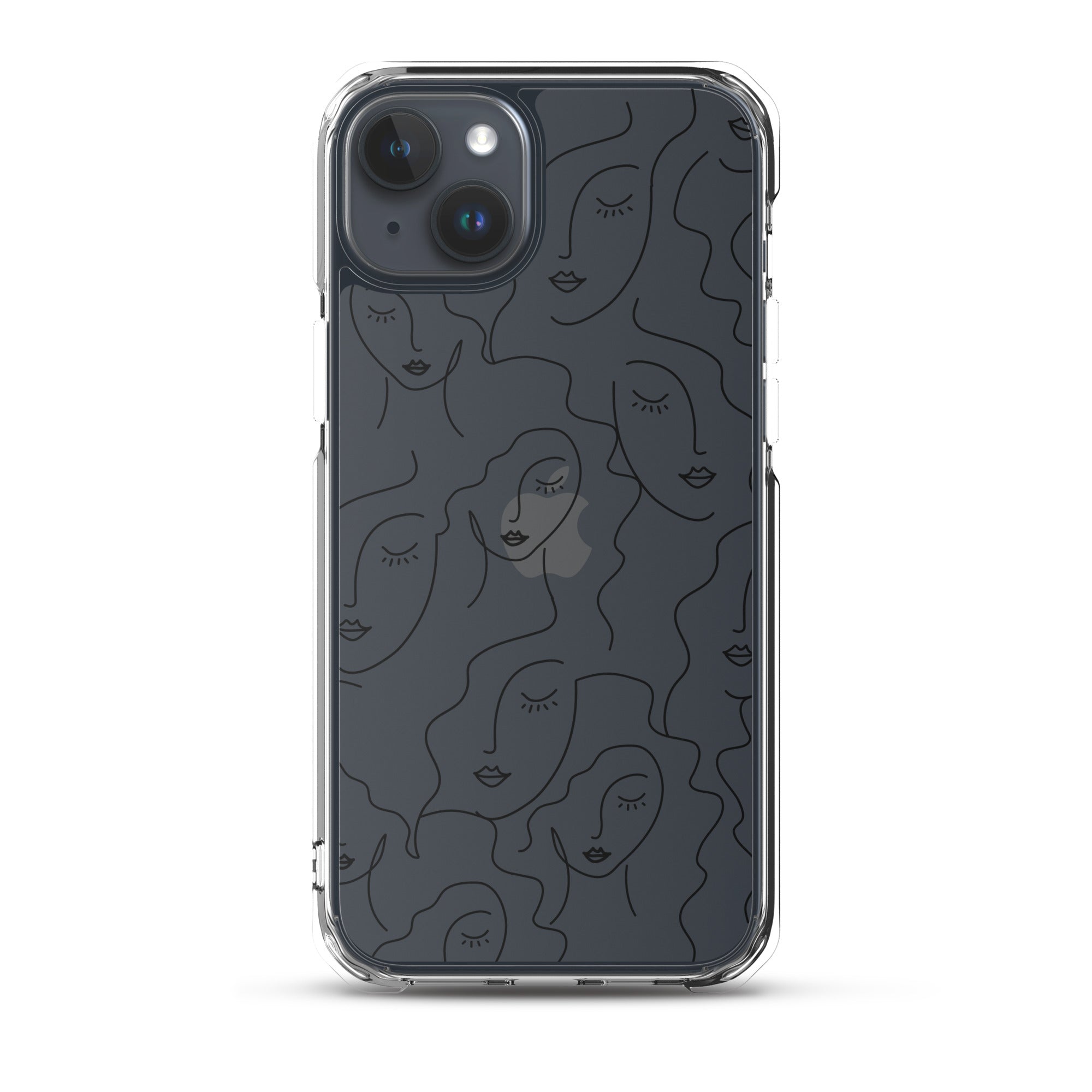 Faces Clear iPhone Case, Transparent Luxury Cover, Scratch-Resistant, Available For All Models, JHTEE Accessories., - JHTEE, Clear iPhone case, Clear phone case, Dust-proof case, #tag4#, #tag5#, #tag6#, #tag7#, #tag8#, #tag9#, #tag10#, #tag11#, #tag12#, #tag13#, #tag14#, #tag15#, #tag16#, #tag17#, #