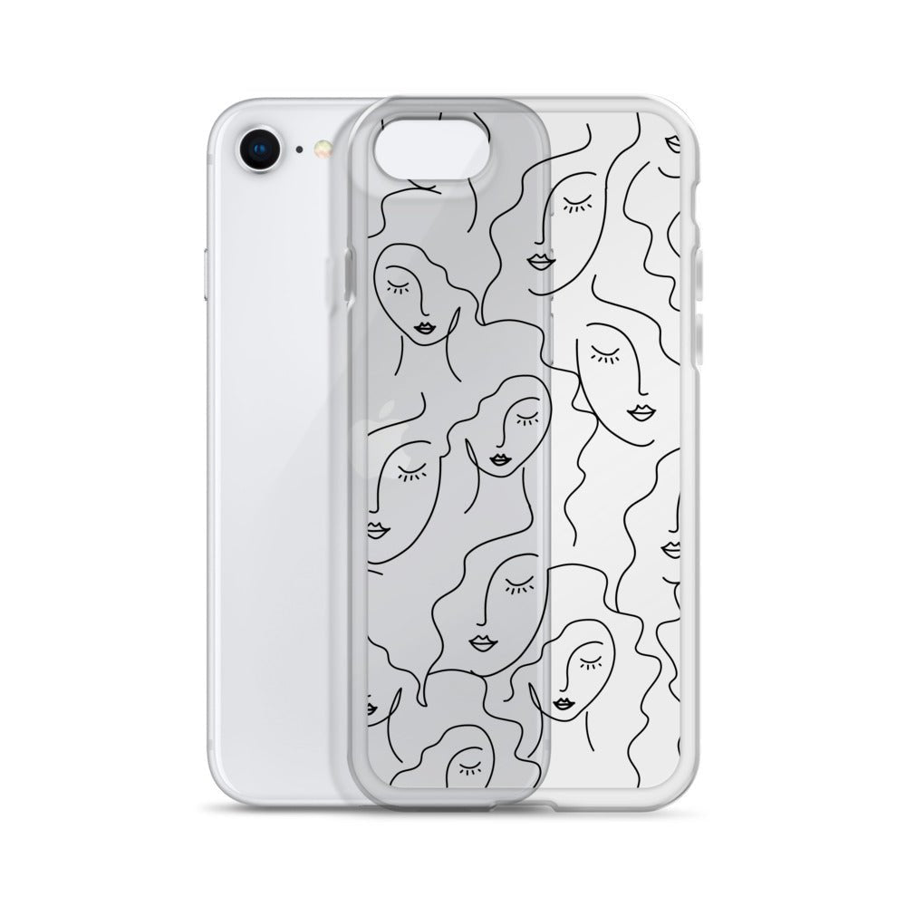 Faces Clear iPhone Case, Transparent Luxury Cover, Scratch-Resistant, Available For All Models, JHTEE Accessories., - JHTEE, Clear iPhone case, Clear phone case, Dust-proof case, #tag4#, #tag5#, #tag6#, #tag7#, #tag8#, #tag9#, #tag10#, #tag11#, #tag12#, #tag13#, #tag14#, #tag15#, #tag16#, #tag17#, #