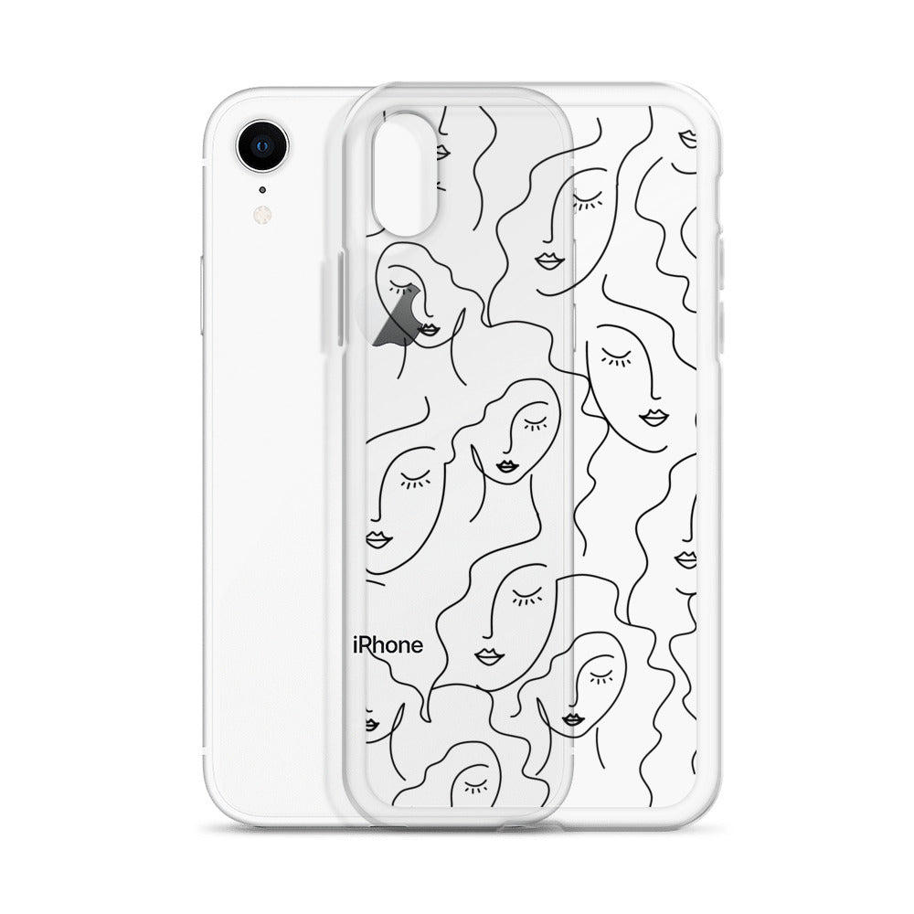 Faces Clear iPhone Case, Transparent Luxury Cover, Scratch-Resistant, Available For All Models, JHTEE Accessories., - JHTEE, Clear iPhone case, Clear phone case, Dust-proof case, #tag4#, #tag5#, #tag6#, #tag7#, #tag8#, #tag9#, #tag10#, #tag11#, #tag12#, #tag13#, #tag14#, #tag15#, #tag16#, #tag17#, #