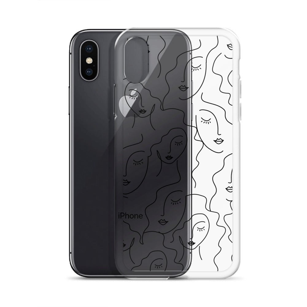 Faces Clear iPhone Case, Transparent Luxury Cover, Scratch-Resistant, Available For All Models, JHTEE Accessories., - JHTEE, Clear iPhone case, Clear phone case, Dust-proof case, #tag4#, #tag5#, #tag6#, #tag7#, #tag8#, #tag9#, #tag10#, #tag11#, #tag12#, #tag13#, #tag14#, #tag15#, #tag16#, #tag17#, #