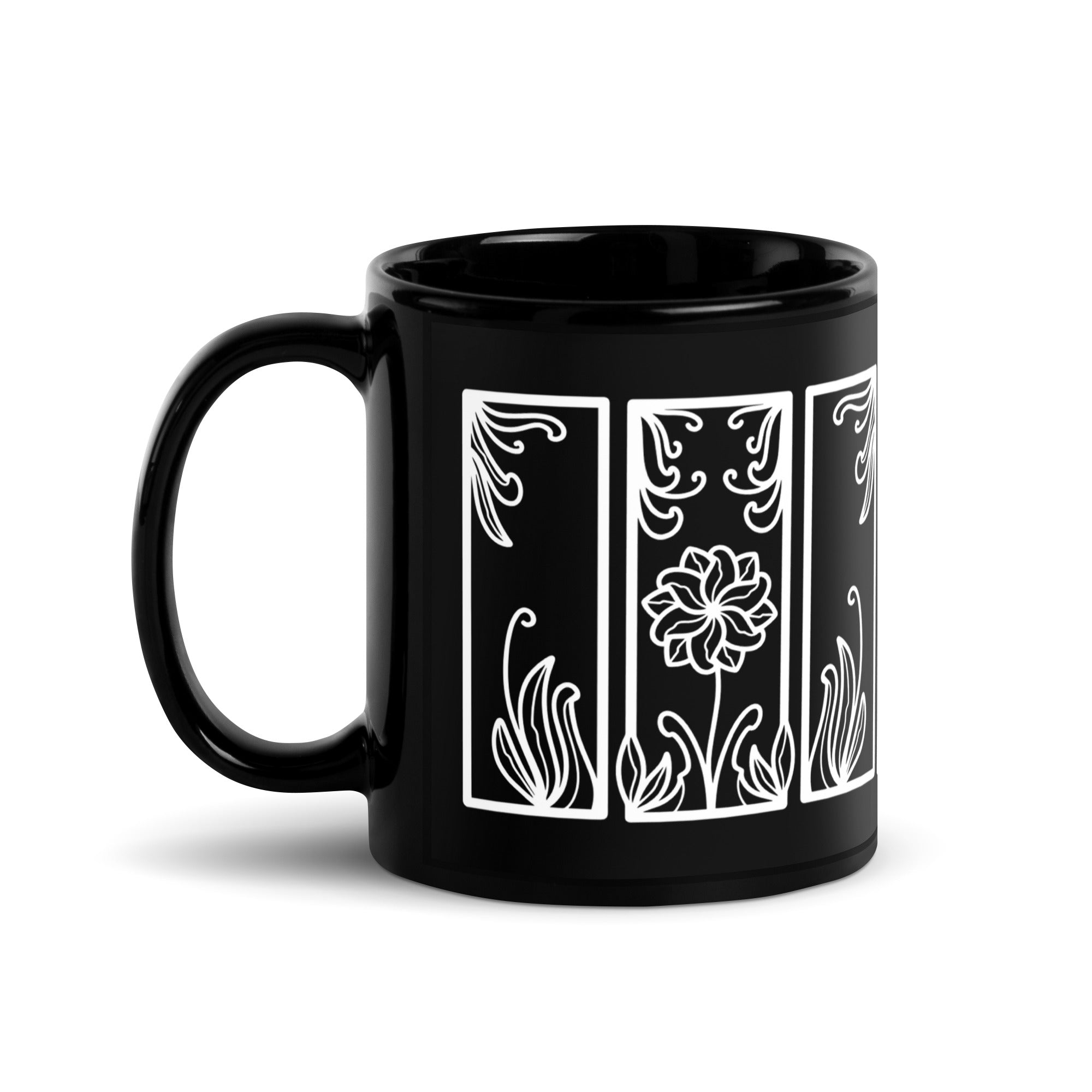 Floral Tile Ceramic Mug: Premium Quality, Sturdy and Convenient, Multiple Sizes, Perfect for Personal Use or Gifting Occasions., - JHTEE, Beverage containers, Camping mugs, Ceramic drinkware, #tag4#, #tag5#, #tag6#, #tag7#, #tag8#, #tag9#, #tag10#, #tag11#, #tag12#, #tag13#, #tag14#, #tag15#, #tag16#, #tag17#, #
