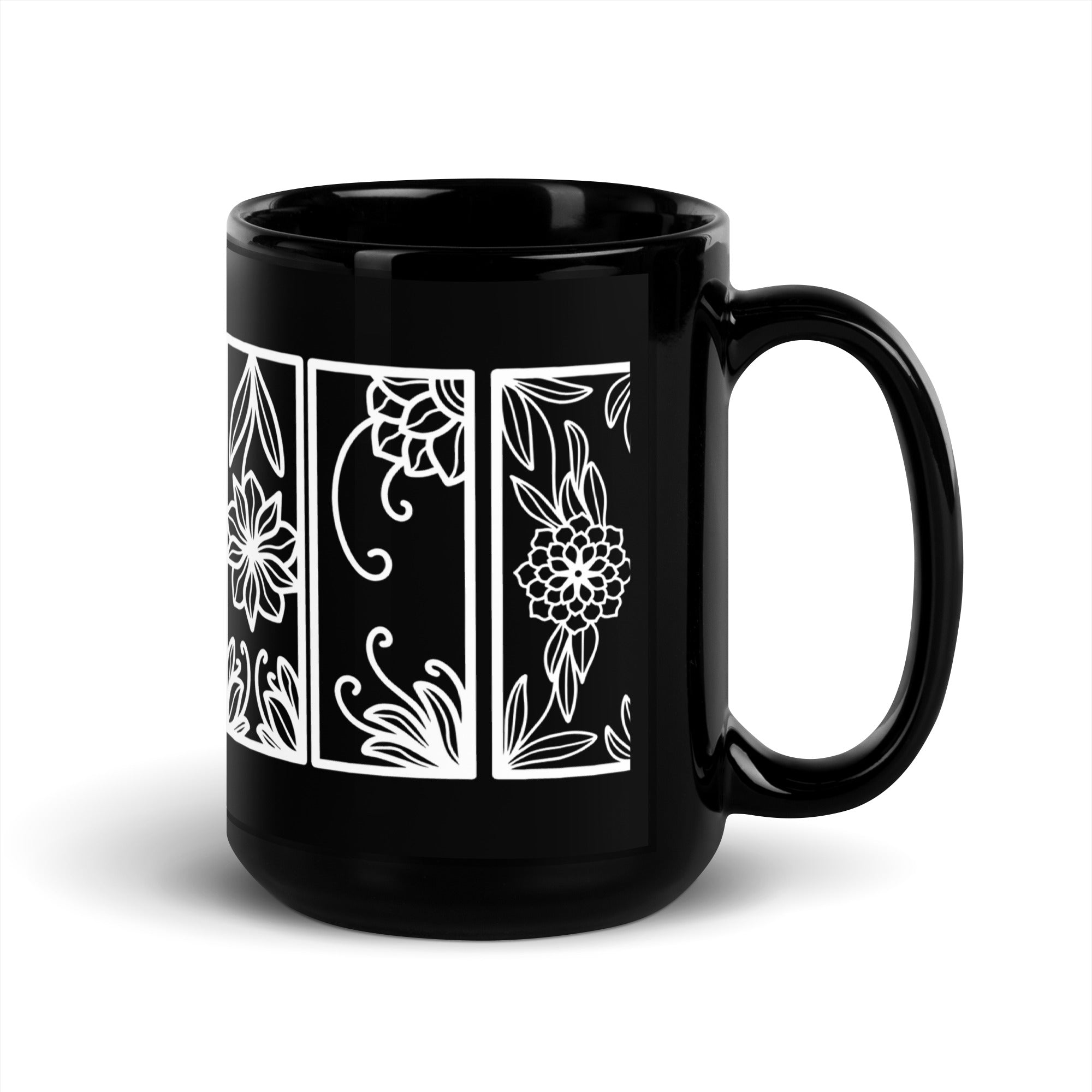 Floral Tile Ceramic Mug: Premium Quality, Sturdy and Convenient, Multiple Sizes, Perfect for Personal Use or Gifting Occasions., - JHTEE, Beverage containers, Camping mugs, Ceramic drinkware, #tag4#, #tag5#, #tag6#, #tag7#, #tag8#, #tag9#, #tag10#, #tag11#, #tag12#, #tag13#, #tag14#, #tag15#, #tag16#, #tag17#, #