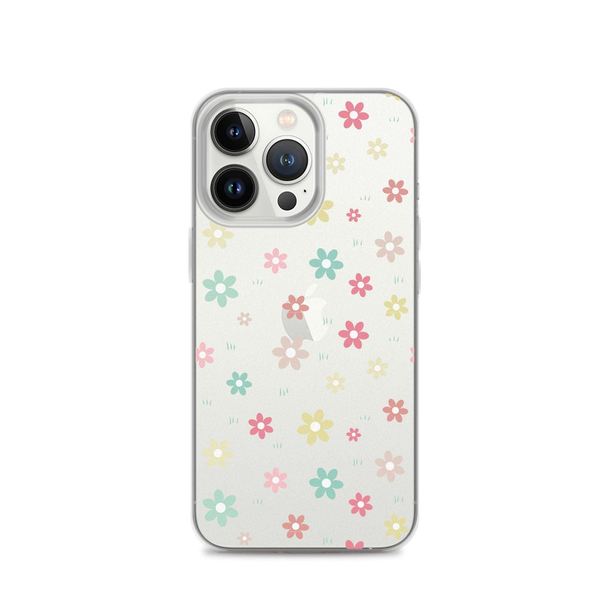 Flowers Doodle Clear iPhone® Case, Transparent Luxury Cover, Scratch-Resistant, Available For All Models, JHTEE Accessories., - JHTEE, Clear iPhone case, Clear phone case, Dust-proof case, #tag4#, #tag5#, #tag6#, #tag7#, #tag8#, #tag9#, #tag10#, #tag11#, #tag12#, #tag13#, #tag14#, #tag15#, #tag16#, #tag17#, #