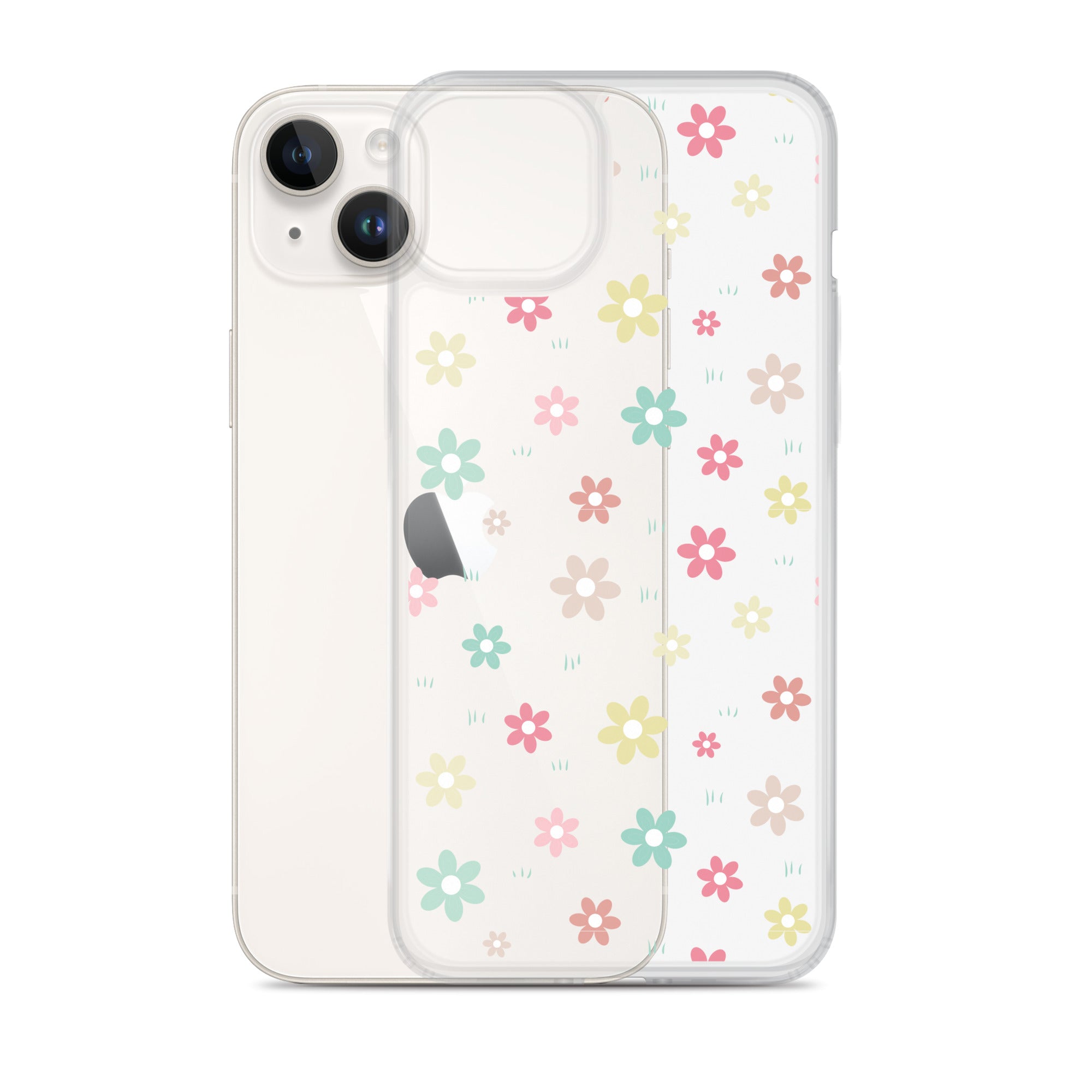 Flowers Doodle Clear iPhone® Case, Transparent Luxury Cover, Scratch-Resistant, Available For All Models, JHTEE Accessories., - JHTEE, Clear iPhone case, Clear phone case, Dust-proof case, #tag4#, #tag5#, #tag6#, #tag7#, #tag8#, #tag9#, #tag10#, #tag11#, #tag12#, #tag13#, #tag14#, #tag15#, #tag16#, #tag17#, #