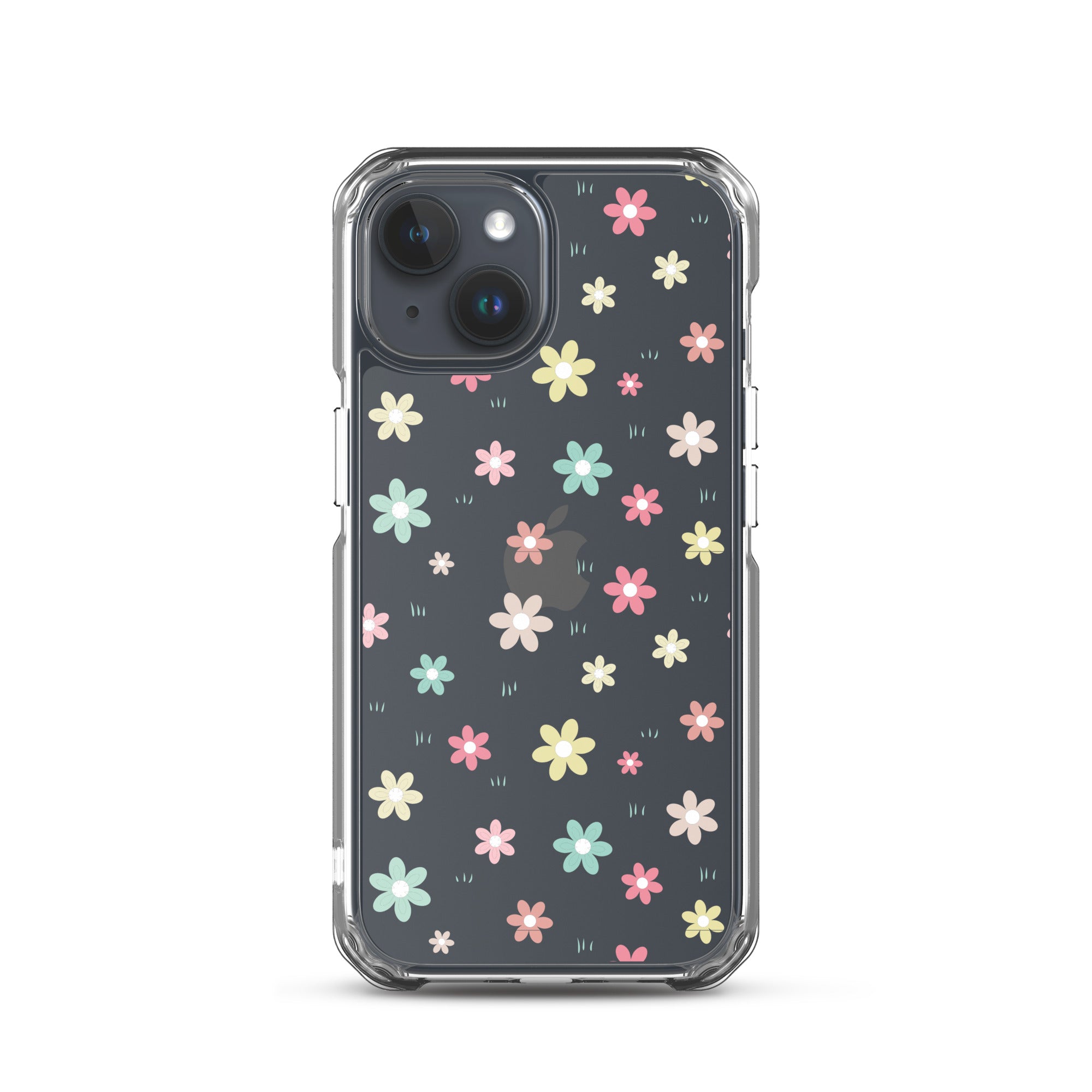Flowers Doodle Clear iPhone® Case, Transparent Luxury Cover, Scratch-Resistant, Available For All Models, JHTEE Accessories., - JHTEE, Clear iPhone case, Clear phone case, Dust-proof case, #tag4#, #tag5#, #tag6#, #tag7#, #tag8#, #tag9#, #tag10#, #tag11#, #tag12#, #tag13#, #tag14#, #tag15#, #tag16#, #tag17#, #
