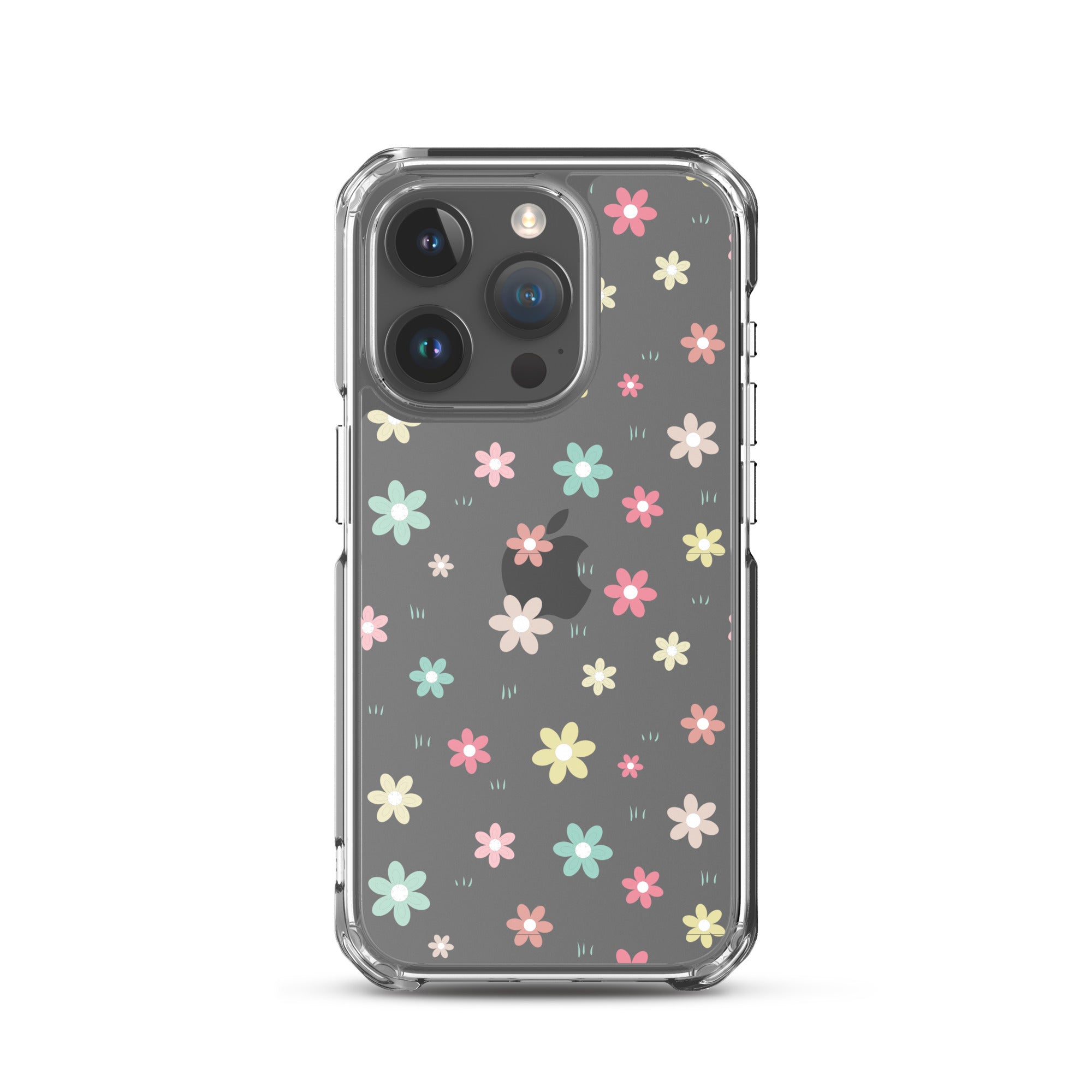 Flowers Doodle Clear iPhone® Case, Transparent Luxury Cover, Scratch-Resistant, Available For All Models, JHTEE Accessories., - JHTEE, Clear iPhone case, Clear phone case, Dust-proof case, #tag4#, #tag5#, #tag6#, #tag7#, #tag8#, #tag9#, #tag10#, #tag11#, #tag12#, #tag13#, #tag14#, #tag15#, #tag16#, #tag17#, #