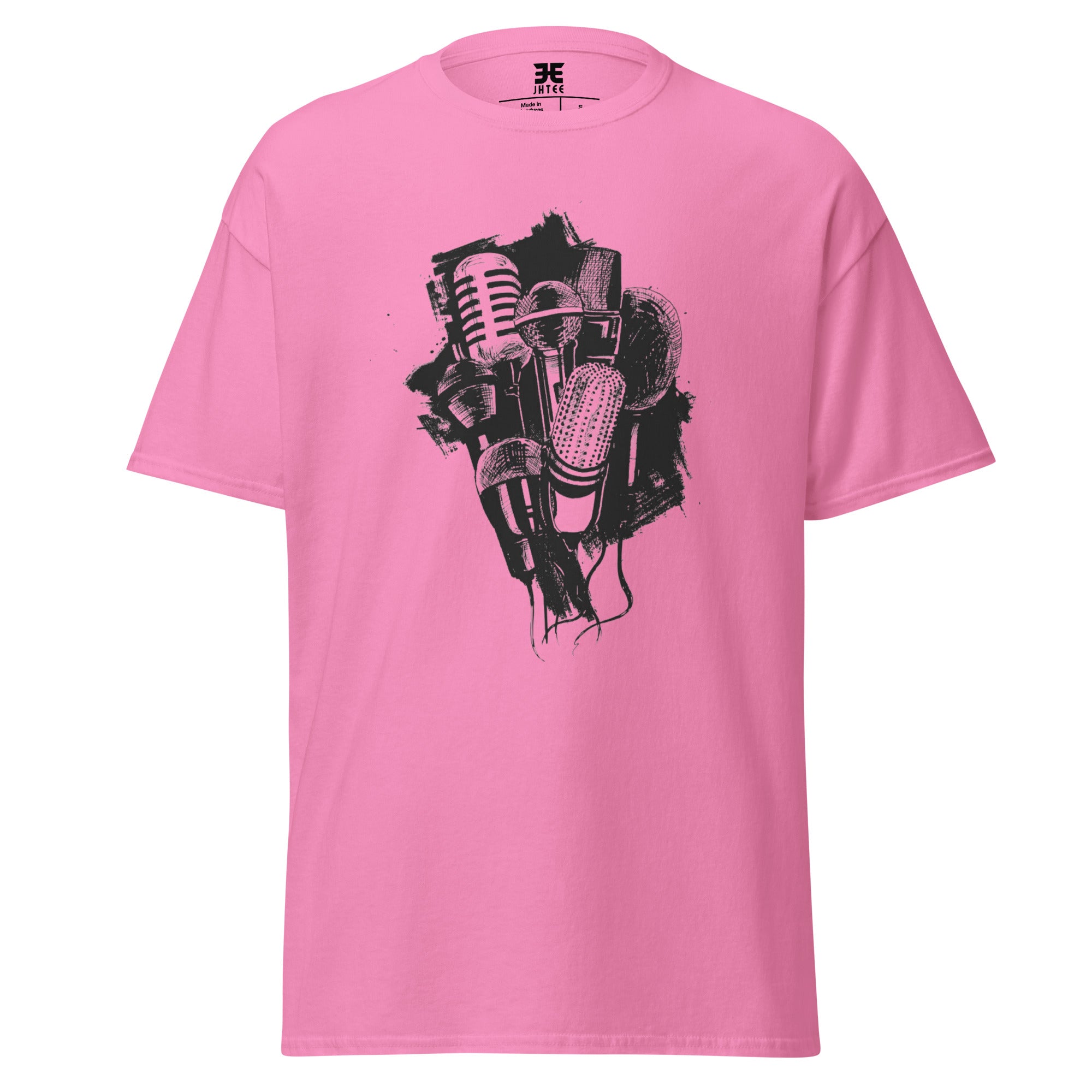 Mics Graphic Tee, Unisex T-Shirt, JHTEE Apparel, Casual TShirt, Music Lovers Shirt - JHTEE