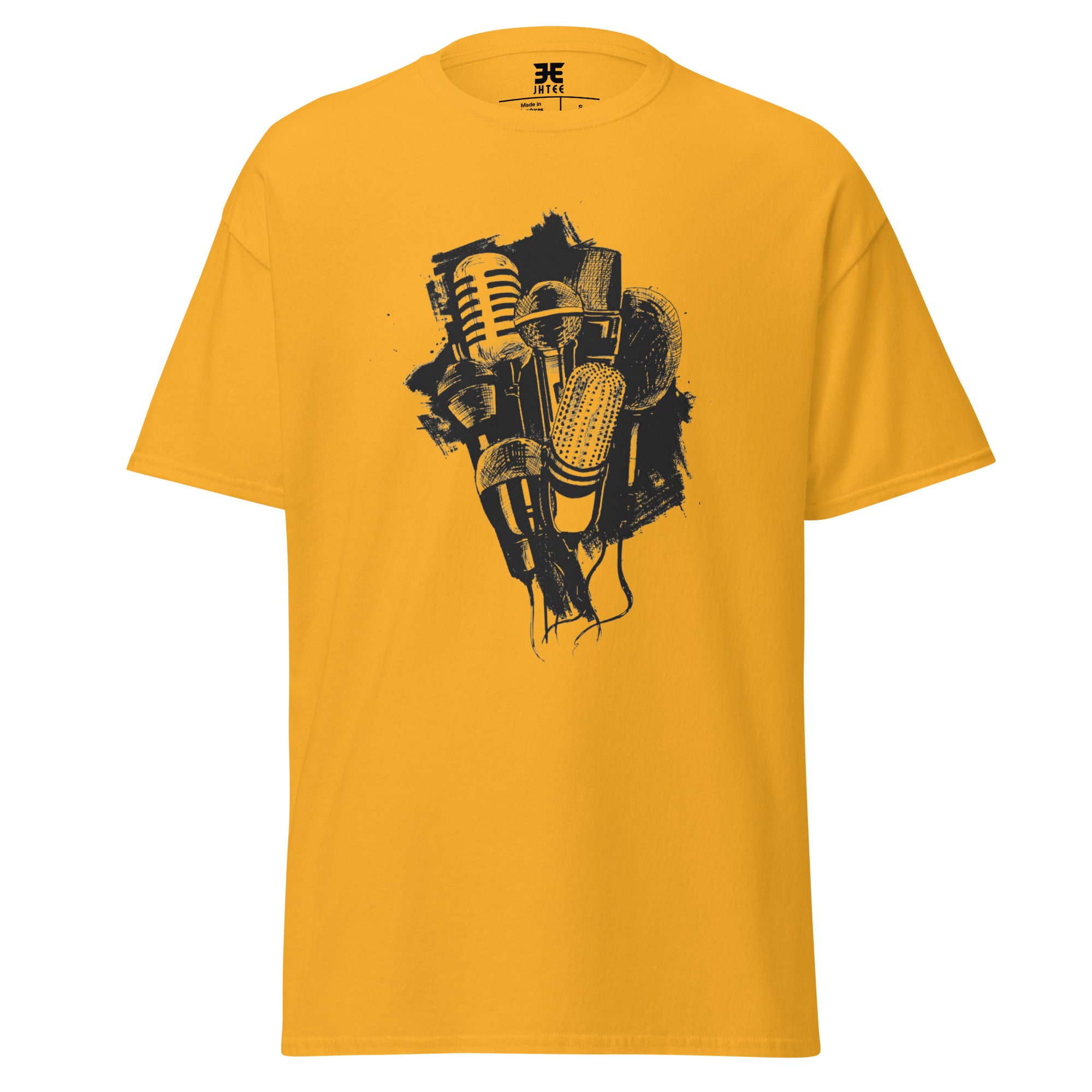 Mics Graphic Tee, Unisex T-Shirt, JHTEE Apparel, Casual TShirt, Music Lovers Shirt - JHTEE
