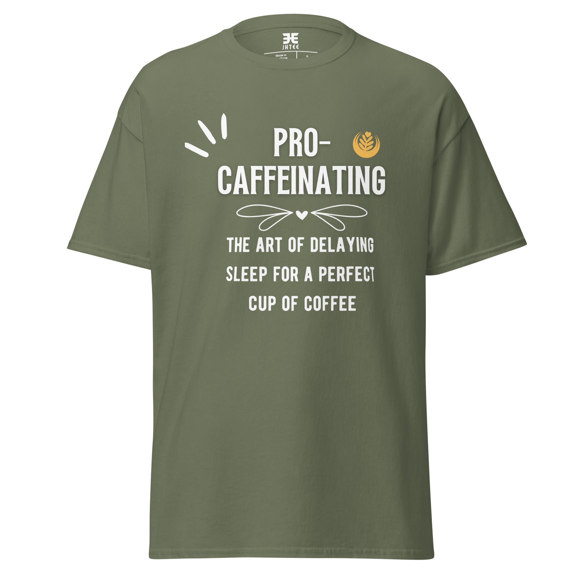 Procaffeinating Graphic Tee, Unisex T-Shirt, JHTEE Apparel, Coffee TShirt - JHTEE