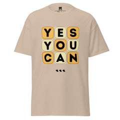 Yes You Can Graphic Tee, Unisex T-Shirt, JHTEE Apparel, Casual TShirt, Gym Shirt - JHTEE