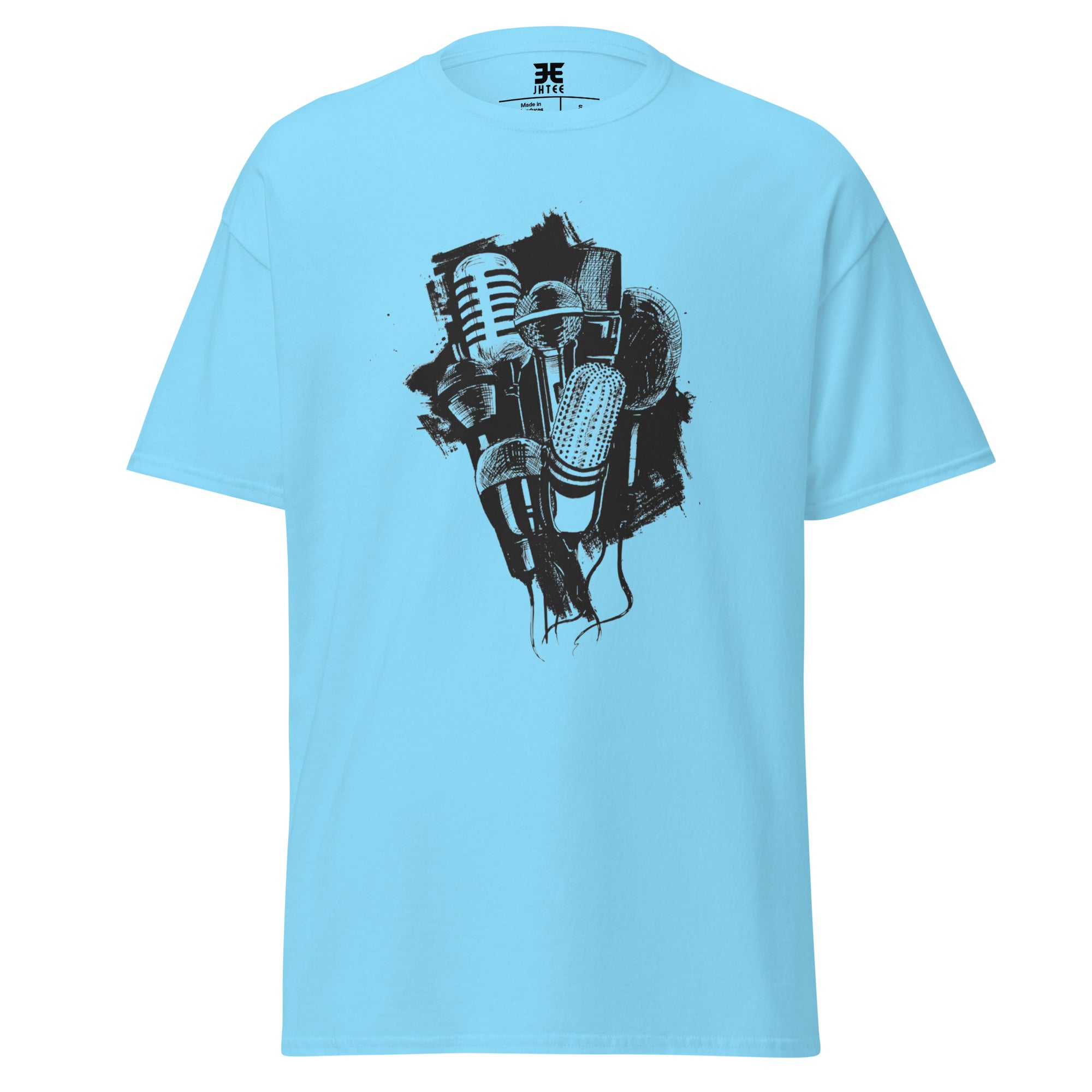 Mics Graphic Tee, Unisex T-Shirt, JHTEE Apparel, Casual TShirt, Music Lovers Shirt - JHTEE