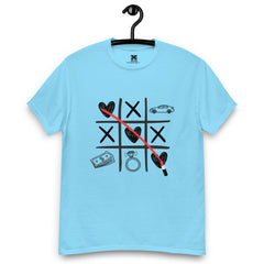 Love Tic Tac Toe Graphic Tee, Unisex T-Shirt, JHTEE Apparel, Casual TShirt - JHTEE