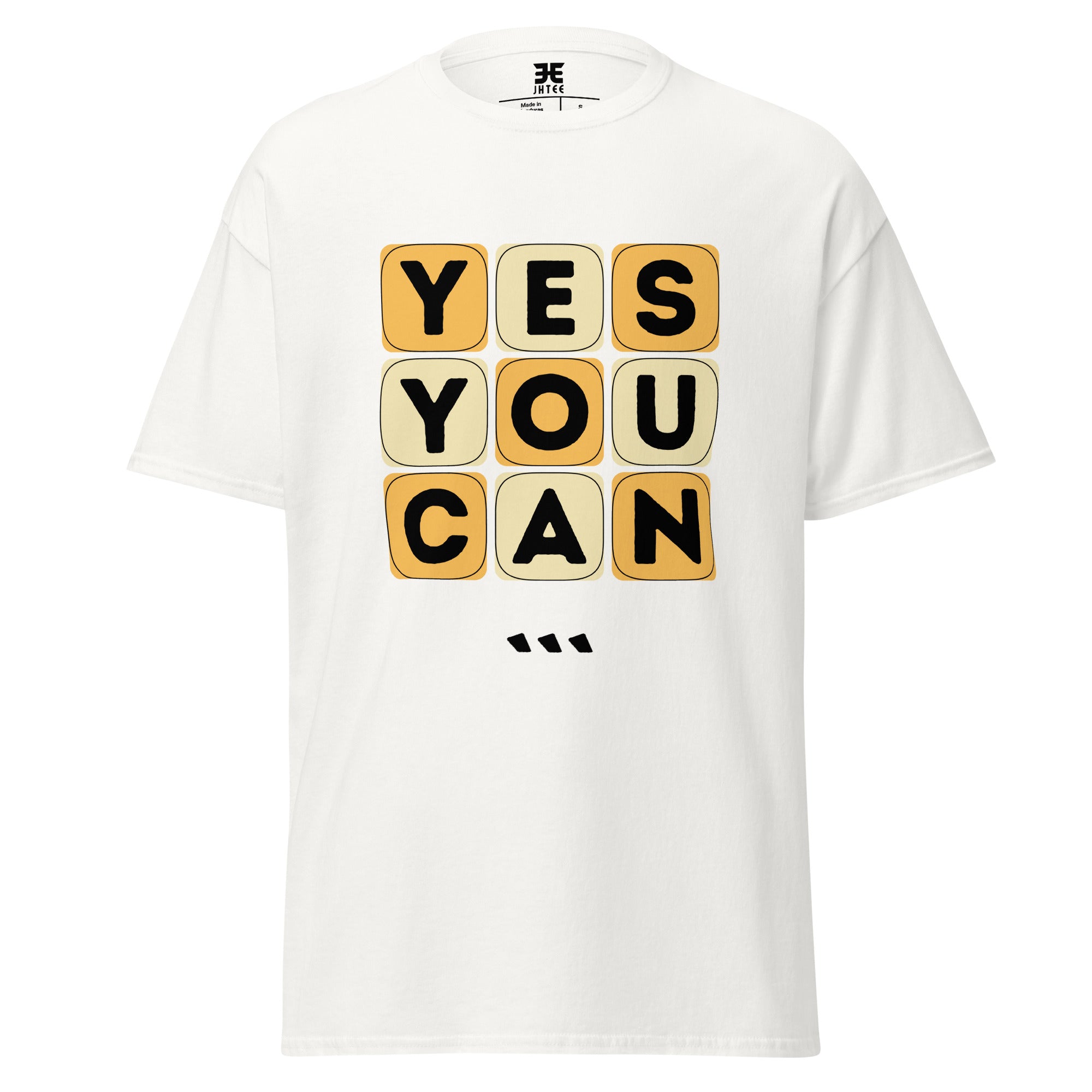 Yes You Can Graphic Tee, Unisex T-Shirt, JHTEE Apparel, Casual TShirt, Gym Shirt - JHTEE