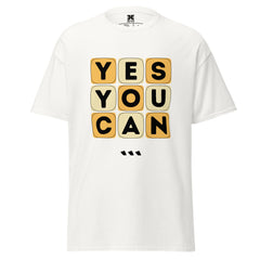 Yes You Can Graphic Tee, Unisex T-Shirt, JHTEE Apparel, Casual TShirt, Gym Shirt - JHTEE