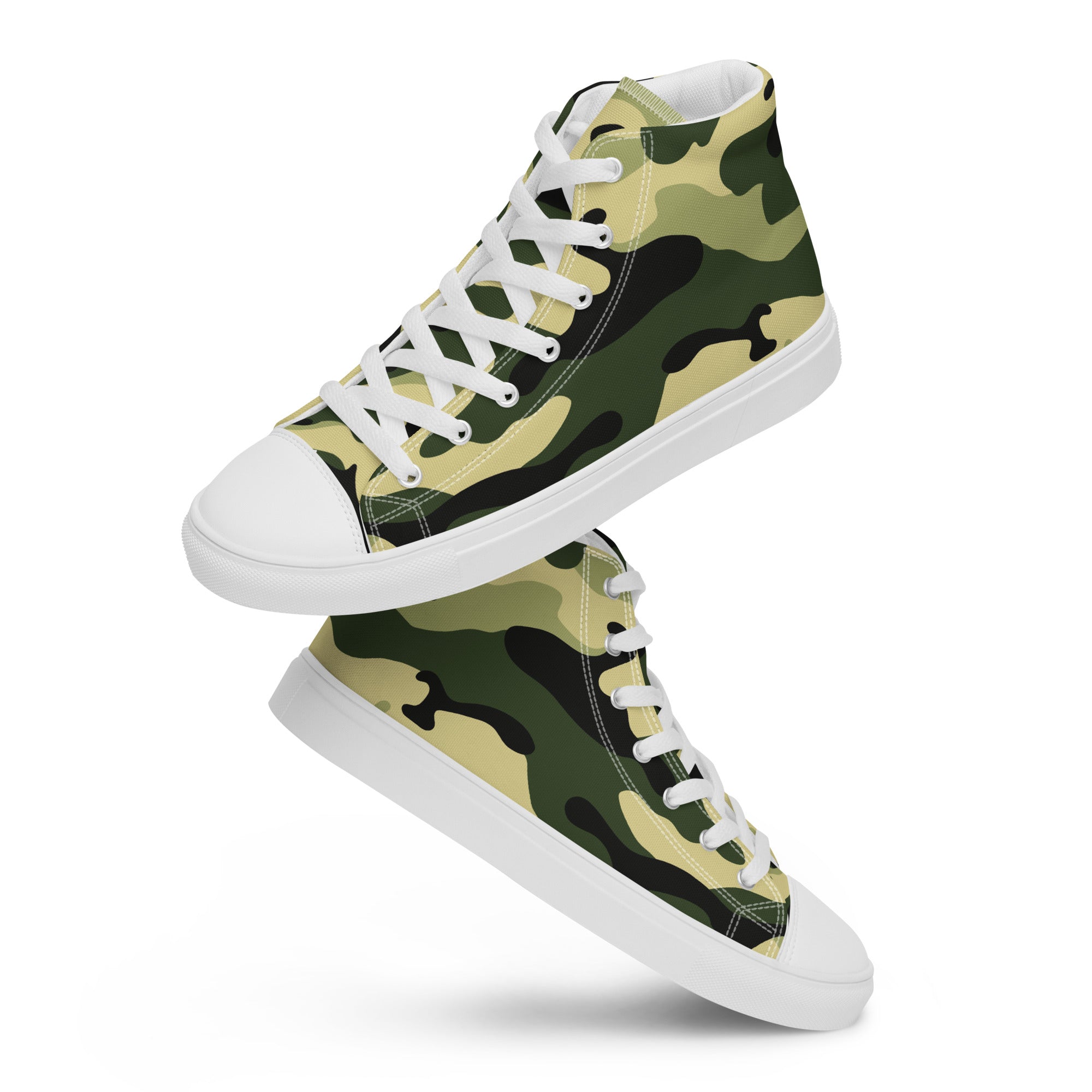 Classic Camo High Top Unisex Canvas Shoes
