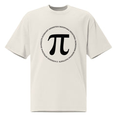 𝛑 Pi Value Oversized Faded T-shirt