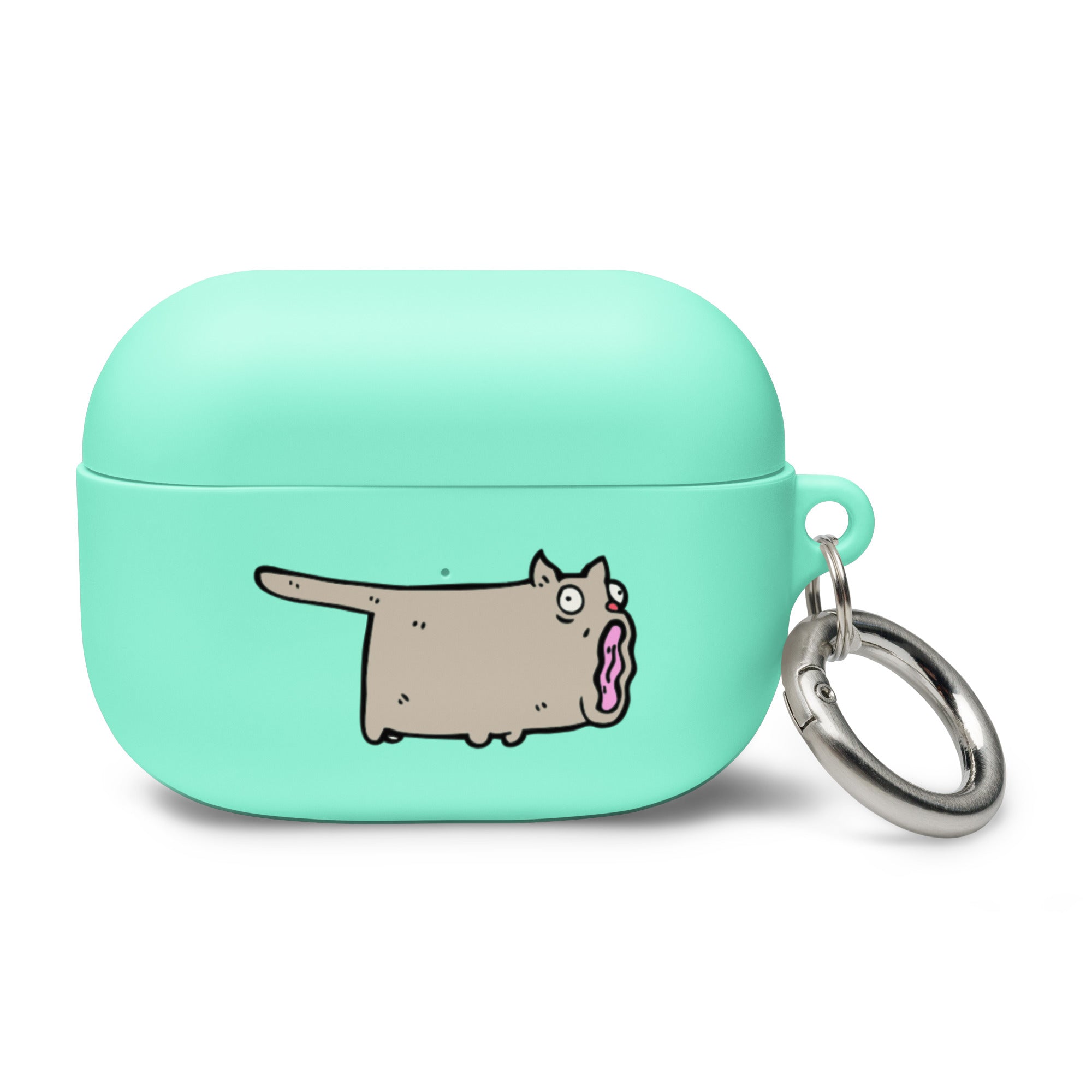 Yawning Cat Rubber Case for AirPods®
