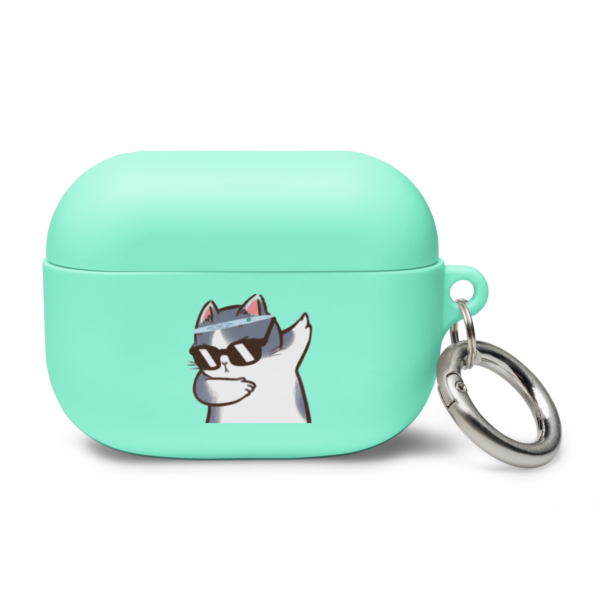 Posing Cat Rubber Case for AirPods®