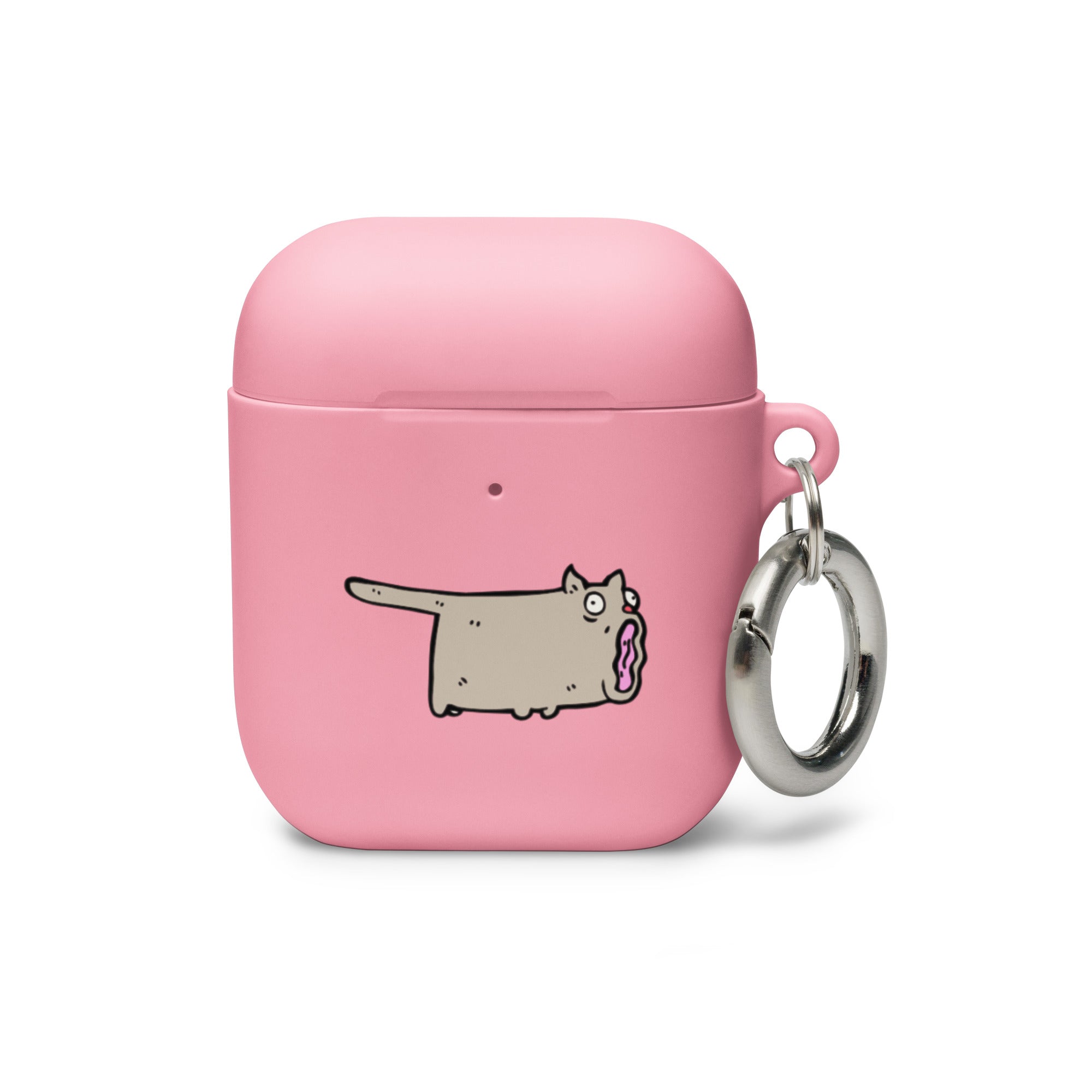 Yawning Cat Rubber Case for AirPods®