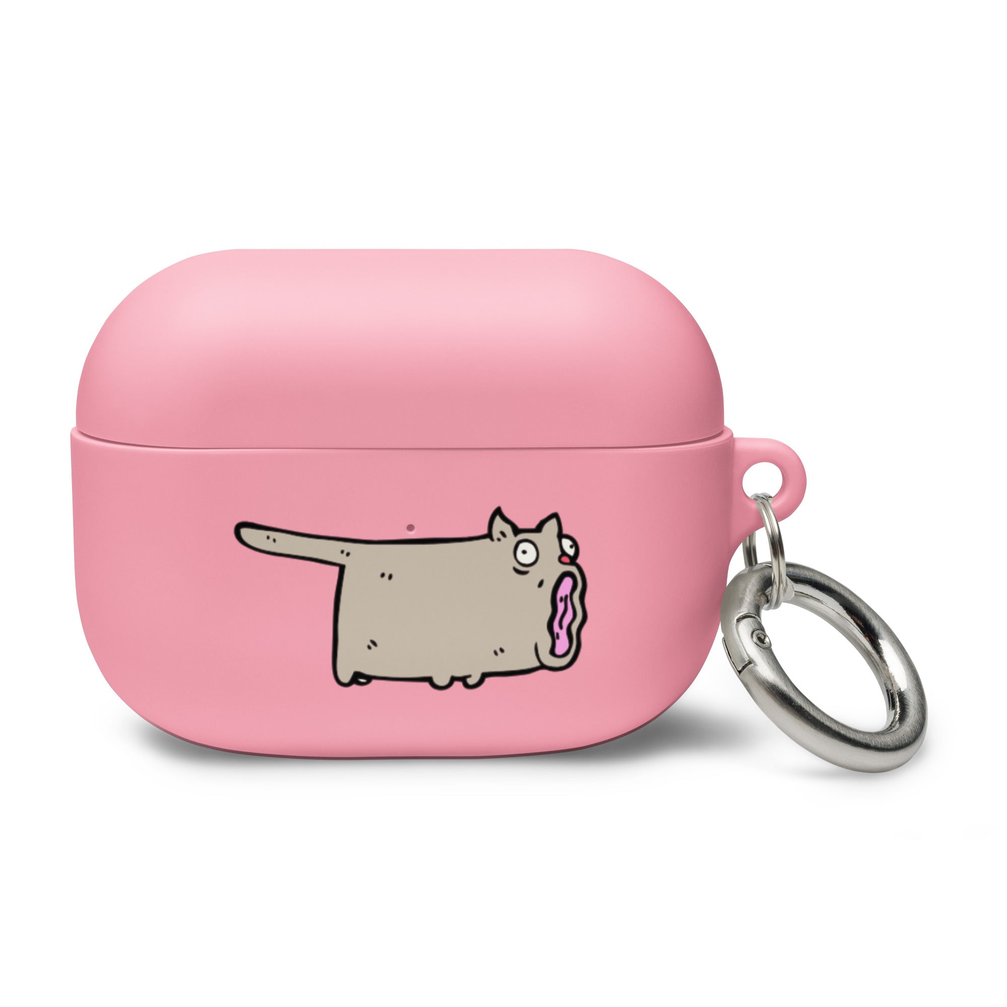 Yawning Cat Rubber Case for AirPods®