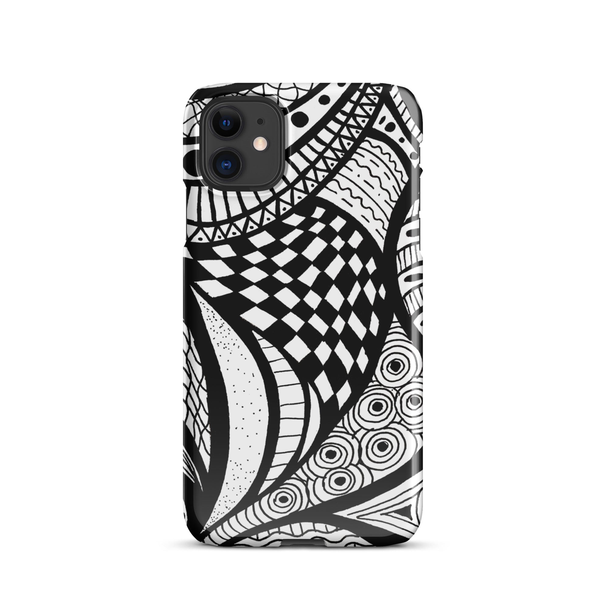Rangoli Design iPhone® Dual-Layered Tough Case : Fashionable Protection, Induction Charging Compatible, Global Shipping, JHTEE Accessories. - JHTEE