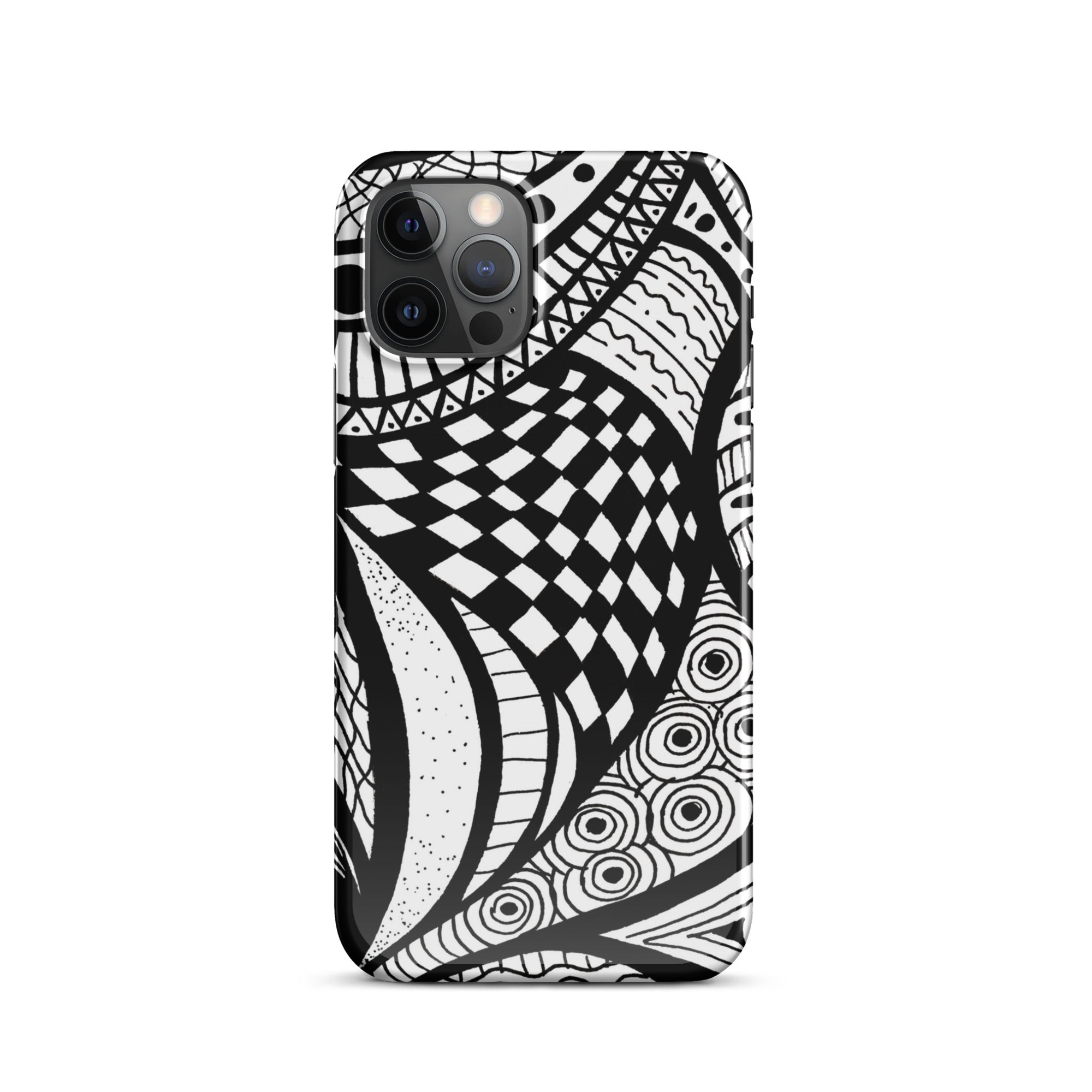 Rangoli Design iPhone® Dual-Layered Tough Case : Fashionable Protection, Induction Charging Compatible, Global Shipping, JHTEE Accessories. - JHTEE