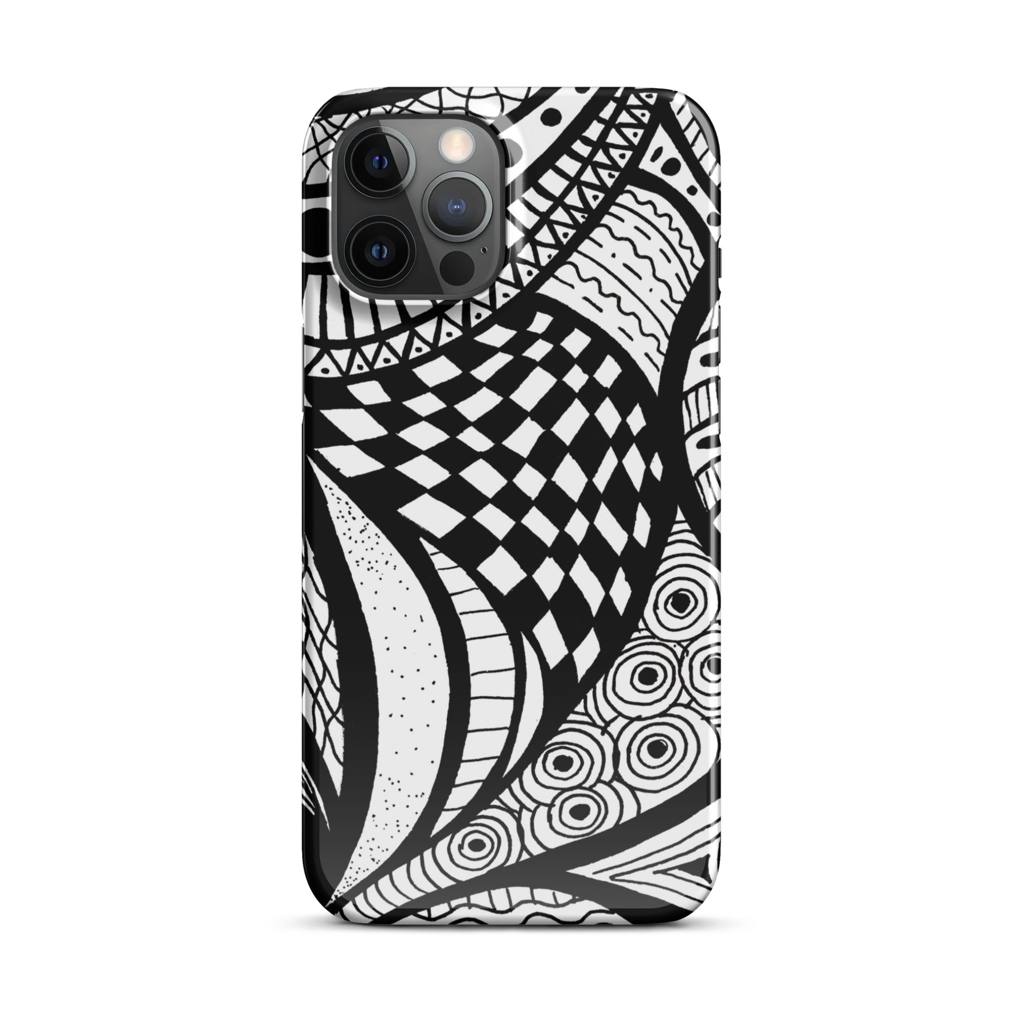 Rangoli Design iPhone® Dual-Layered Tough Case : Fashionable Protection, Induction Charging Compatible, Global Shipping, JHTEE Accessories. - JHTEE