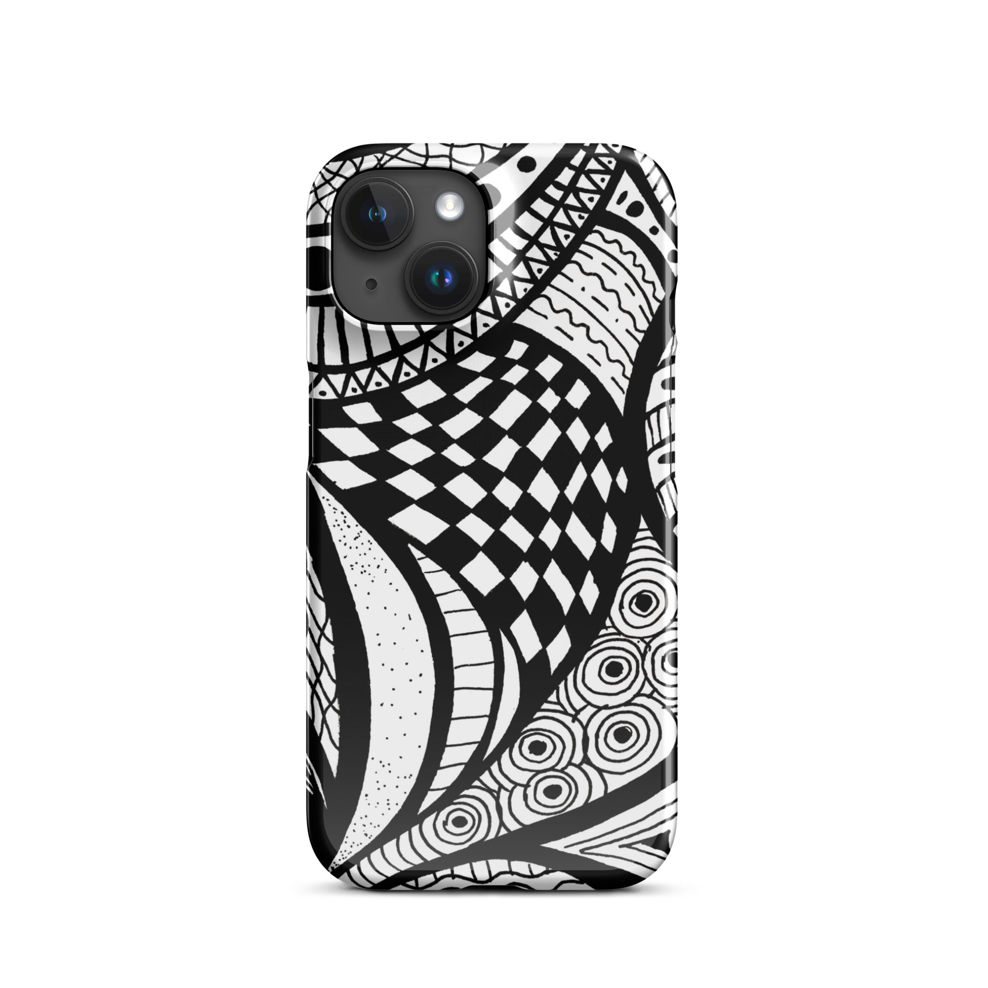 Rangoli Design iPhone® Dual-Layered Tough Case : Fashionable Protection, Induction Charging Compatible, Global Shipping, JHTEE Accessories. - JHTEE