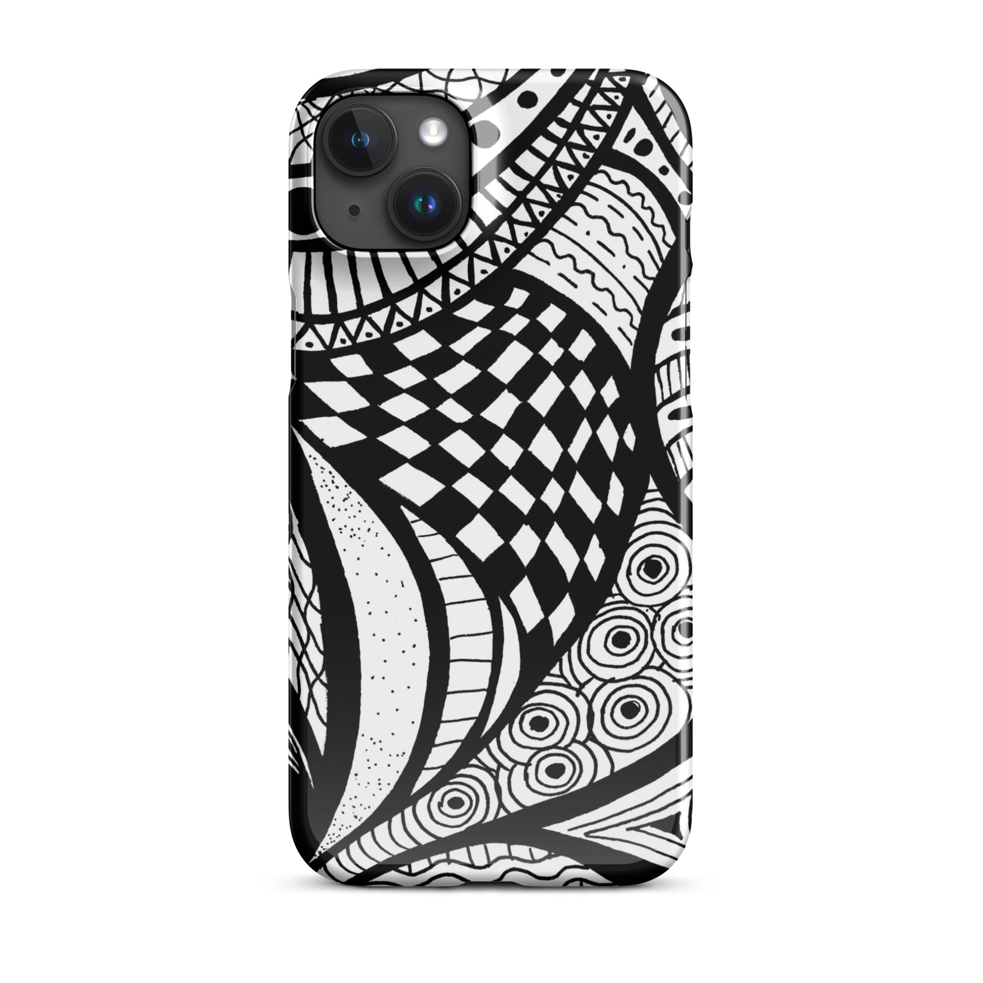 Rangoli Design iPhone® Dual-Layered Tough Case : Fashionable Protection, Induction Charging Compatible, Global Shipping, JHTEE Accessories. - JHTEE