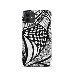 Rangoli Design iPhone® Dual-Layered Tough Case : Fashionable Protection, Induction Charging Compatible, Global Shipping, JHTEE Accessories. - JHTEE