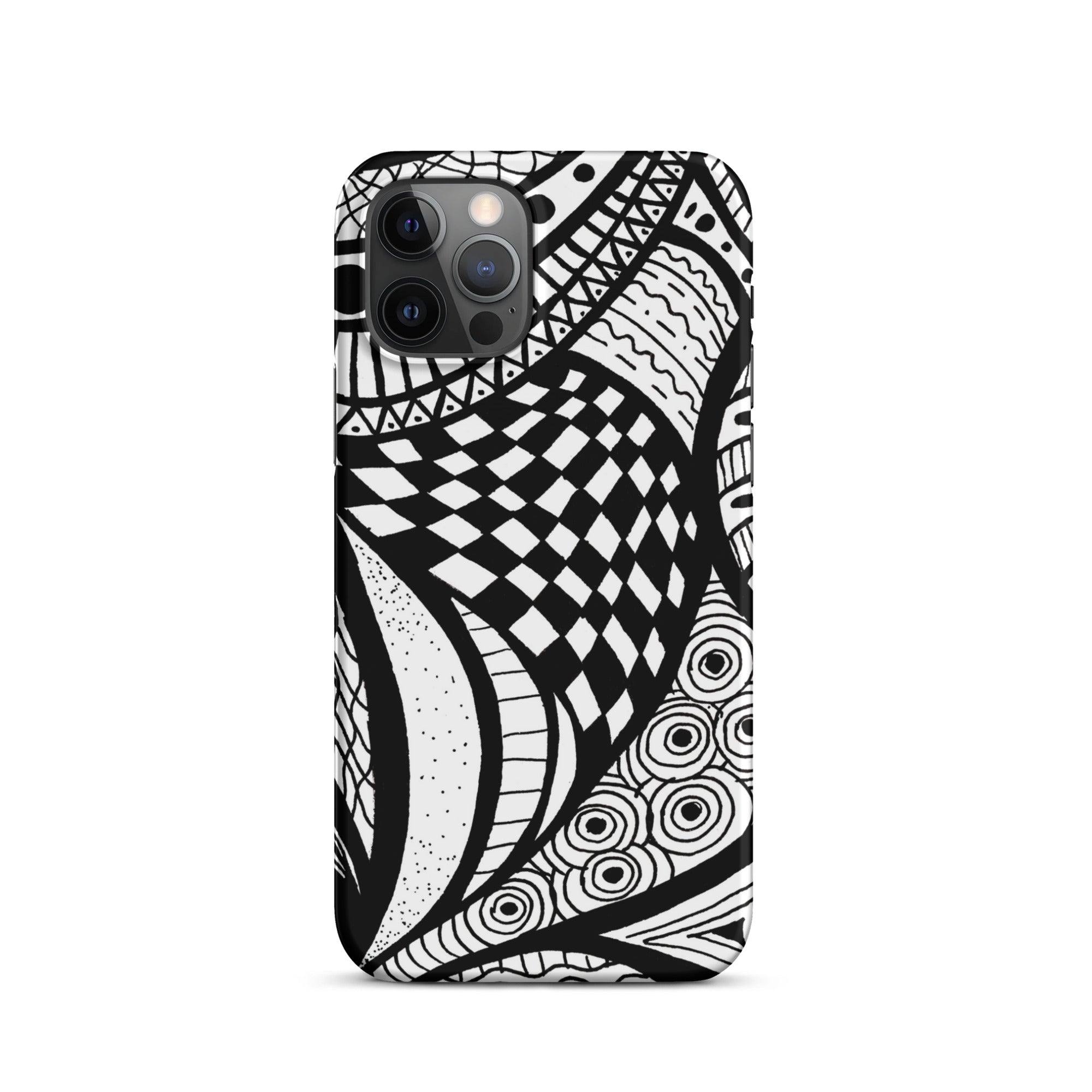 Rangoli Design iPhone® Dual-Layered Tough Case : Fashionable Protection, Induction Charging Compatible, Global Shipping, JHTEE Accessories. - JHTEE