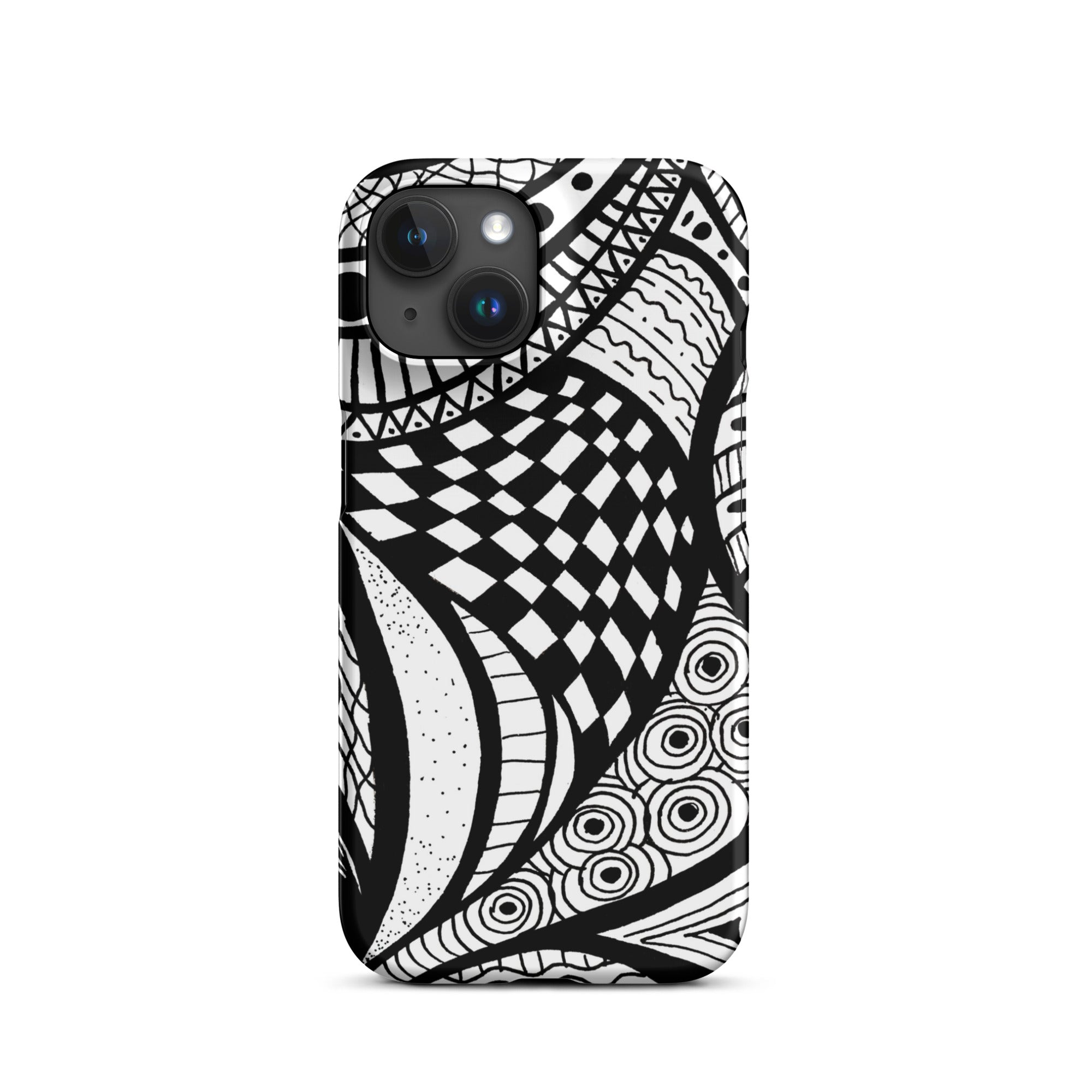 Rangoli Design iPhone® Dual-Layered Tough Case : Fashionable Protection, Induction Charging Compatible, Global Shipping, JHTEE Accessories. - JHTEE