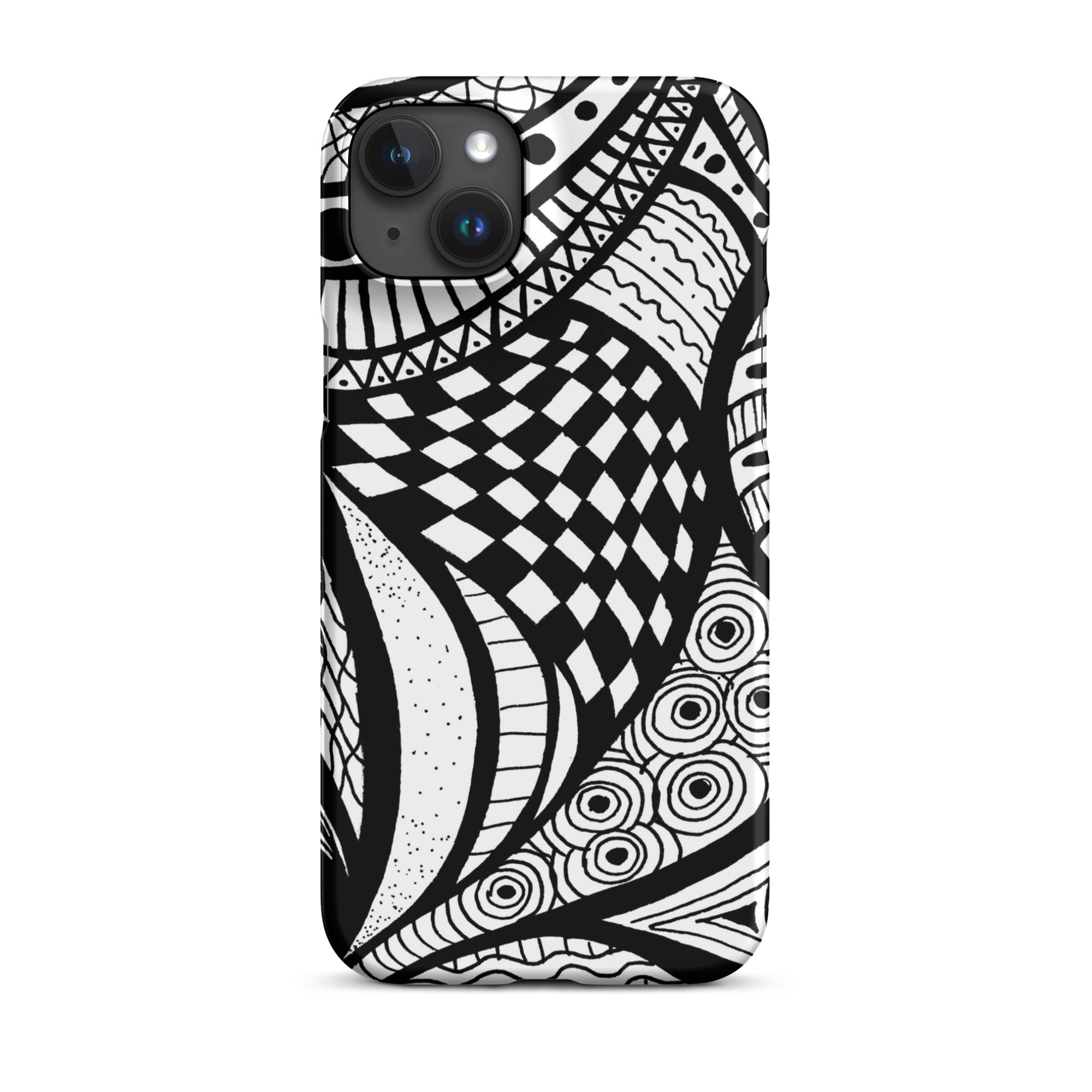 Rangoli Design iPhone® Dual-Layered Tough Case : Fashionable Protection, Induction Charging Compatible, Global Shipping, JHTEE Accessories. - JHTEE