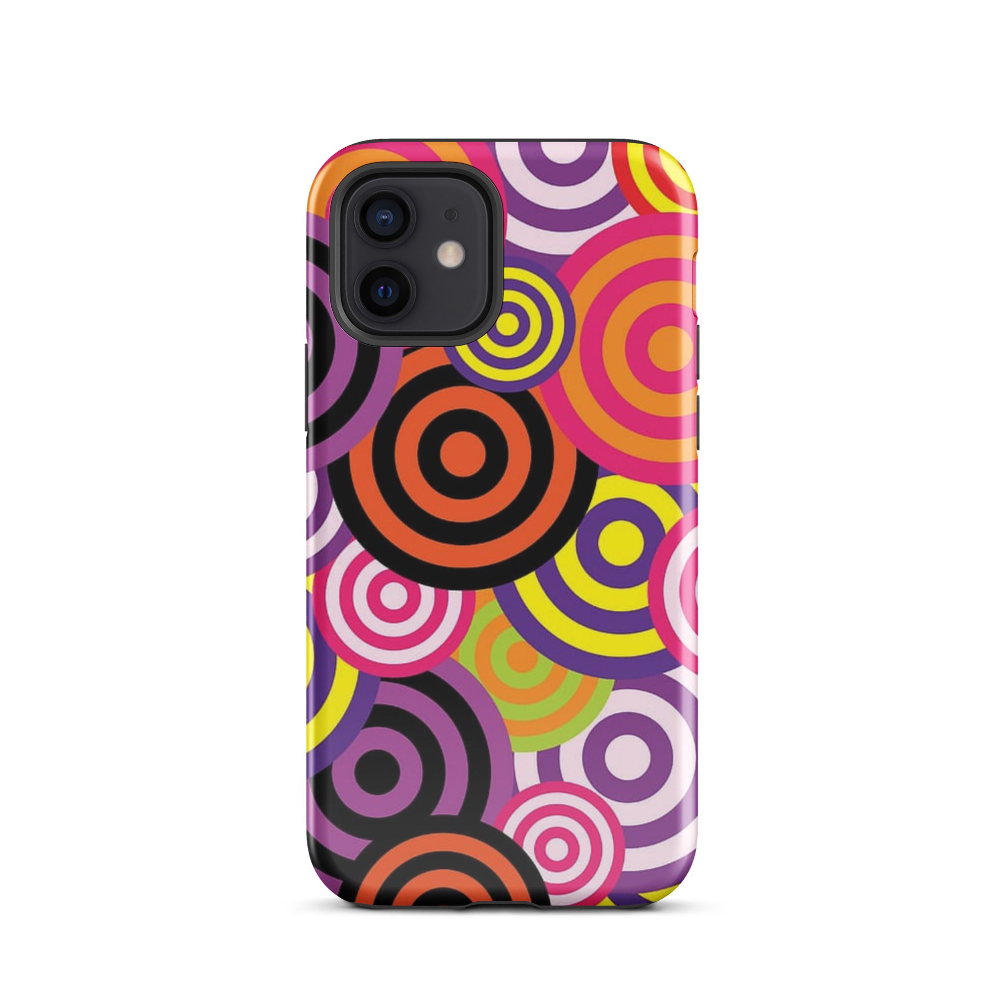 Swirly iPhone® Dual-Layered Tough Case : Fashionable Protection, Induction Charging Compatible, Global Shipping, JHTEE Accessories. - JHTEE