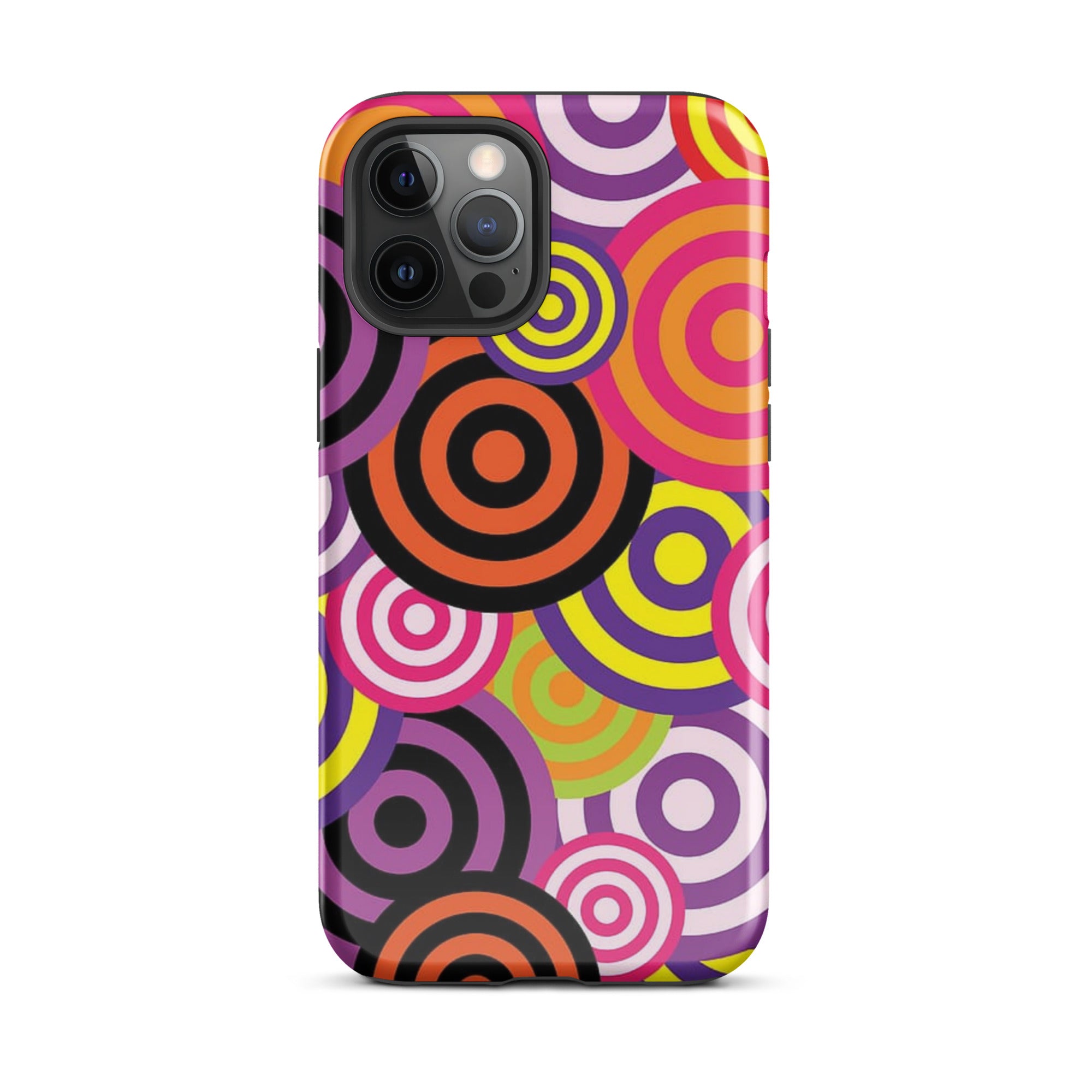 Swirly iPhone® Dual-Layered Tough Case : Fashionable Protection, Induction Charging Compatible, Global Shipping, JHTEE Accessories. - JHTEE