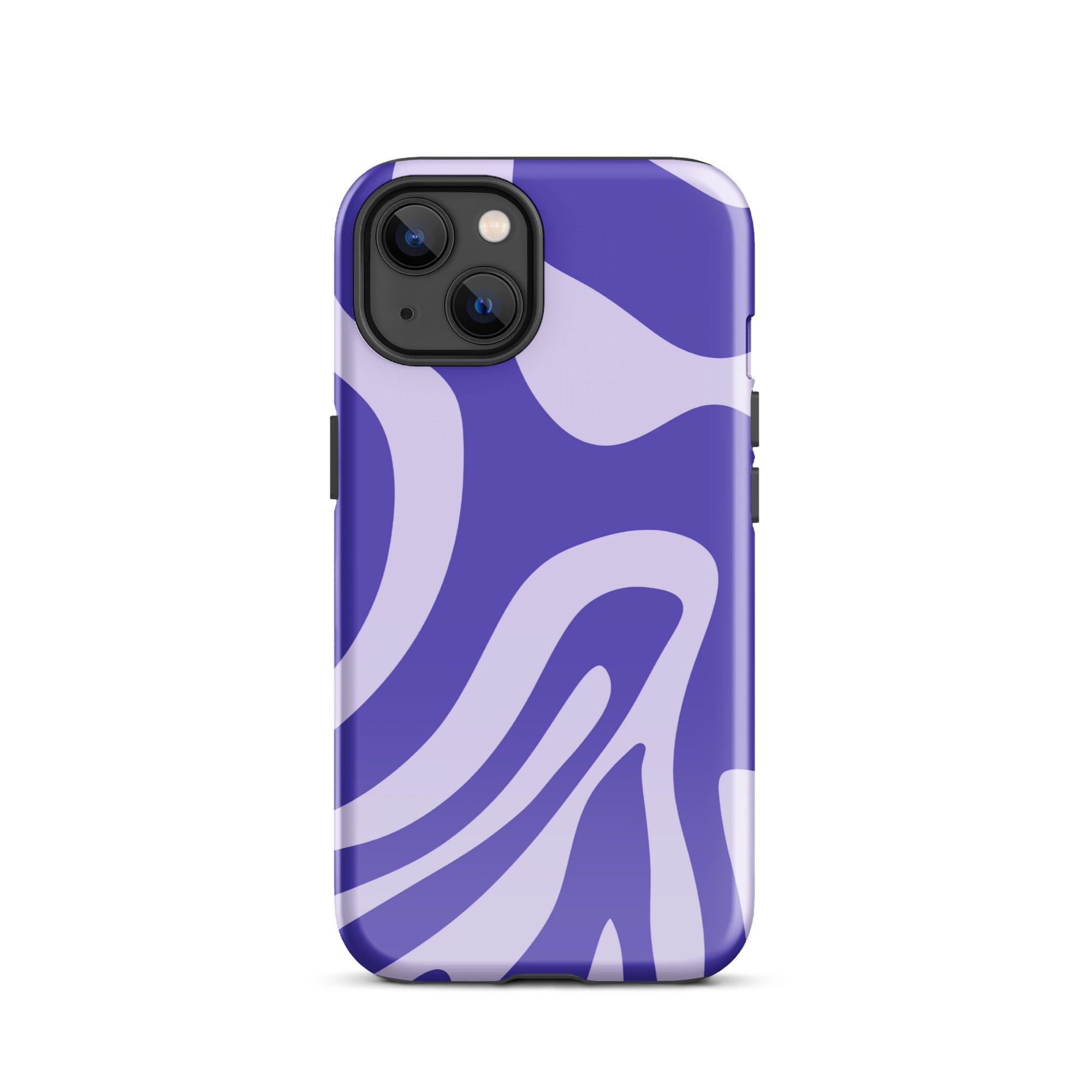 Violet Wave iPhone® Dual-Layered Tough Case : Fashionable Protection, Induction Charging Compatible, Global Shipping, JHTEE Accessories. - JHTEE