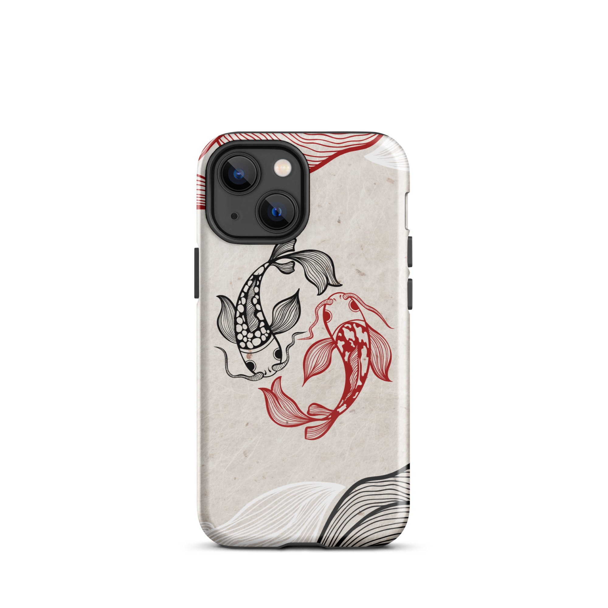 Koi Fish theme iPhone Dual-Layered Tough Case, Fashionable Protection, Induction Charging Compatible, Global Shipping, JHTEE Accessories. - JHTEE