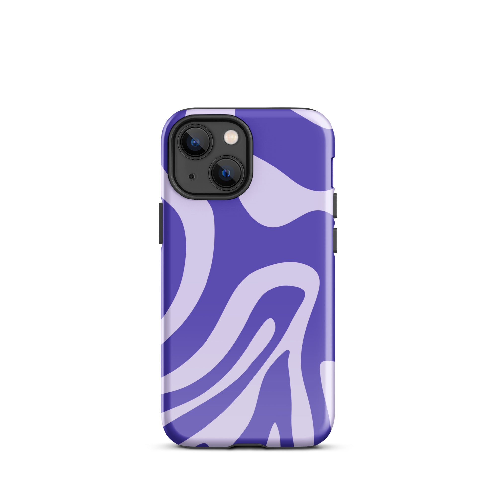Violet Wave iPhone® Dual-Layered Tough Case : Fashionable Protection, Induction Charging Compatible, Global Shipping, JHTEE Accessories. - JHTEE