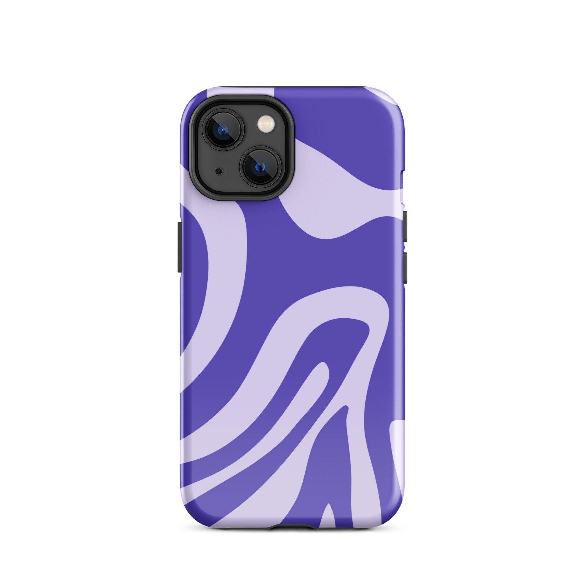 Violet Wave iPhone® Dual-Layered Tough Case : Fashionable Protection, Induction Charging Compatible, Global Shipping, JHTEE Accessories. - JHTEE