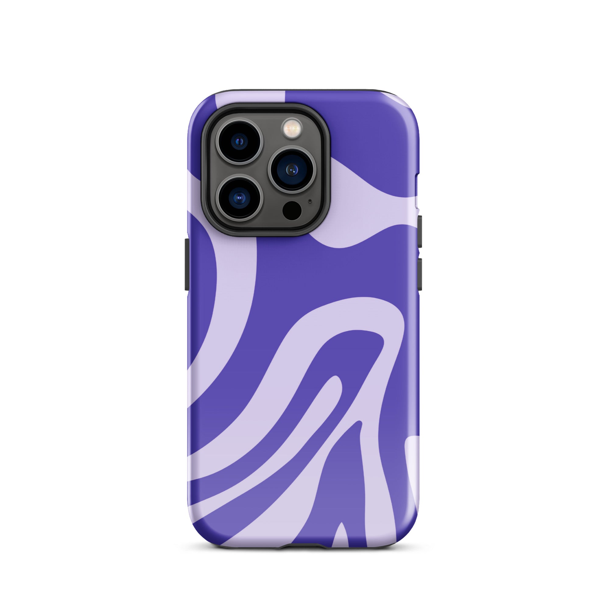 Violet Wave iPhone® Dual-Layered Tough Case : Fashionable Protection, Induction Charging Compatible, Global Shipping, JHTEE Accessories. - JHTEE