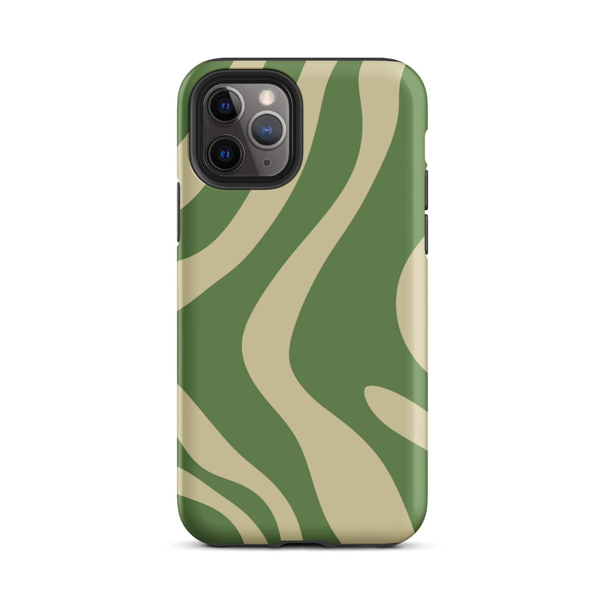 Green Wave iPhone® Dual-Layered Tough Case : Fashionable Protection, Induction Charging Compatible, Global Shipping, JHTEE Accessories. - JHTEE
