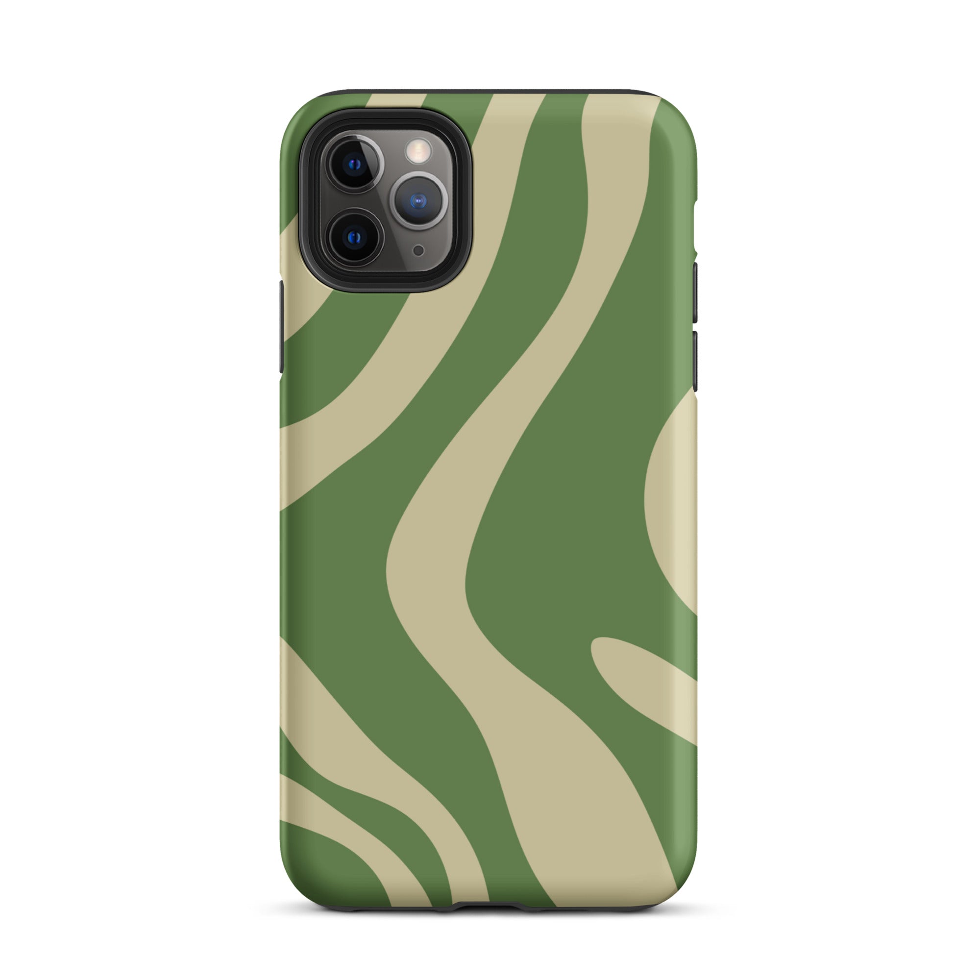 Green Wave iPhone® Dual-Layered Tough Case : Fashionable Protection, Induction Charging Compatible, Global Shipping, JHTEE Accessories. - JHTEE