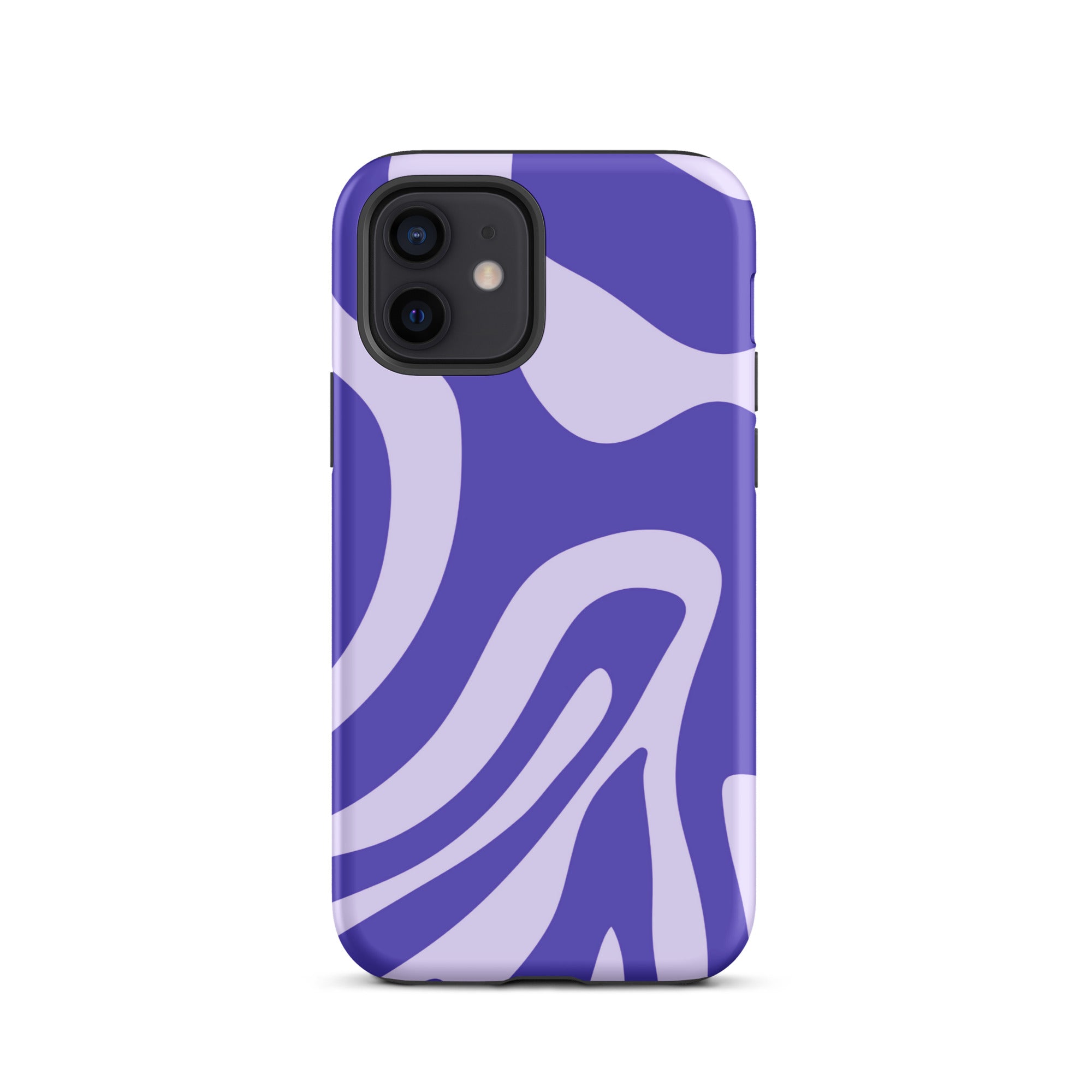 Violet Wave iPhone® Dual-Layered Tough Case : Fashionable Protection, Induction Charging Compatible, Global Shipping, JHTEE Accessories. - JHTEE