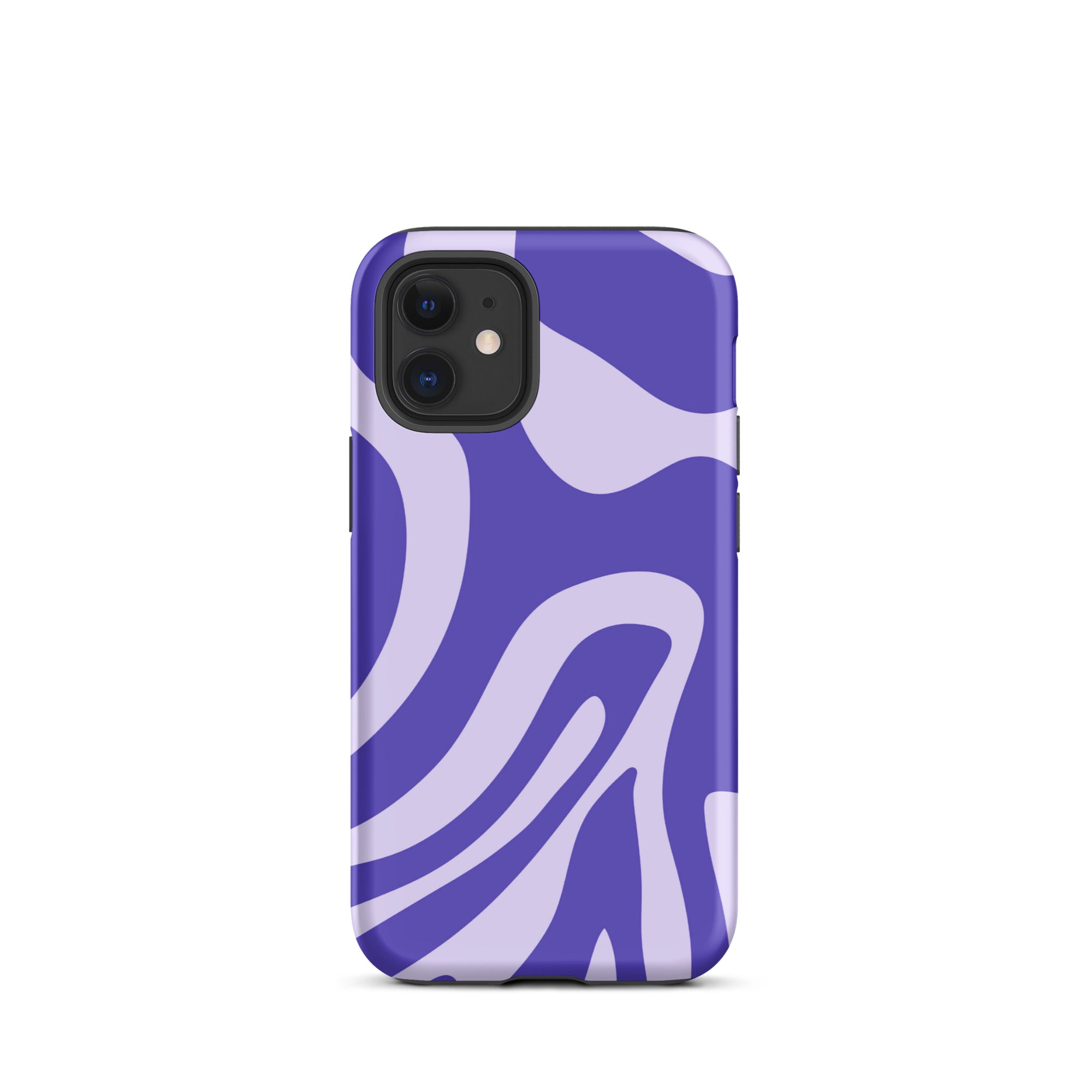 Violet Wave iPhone® Dual-Layered Tough Case : Fashionable Protection, Induction Charging Compatible, Global Shipping, JHTEE Accessories. - JHTEE