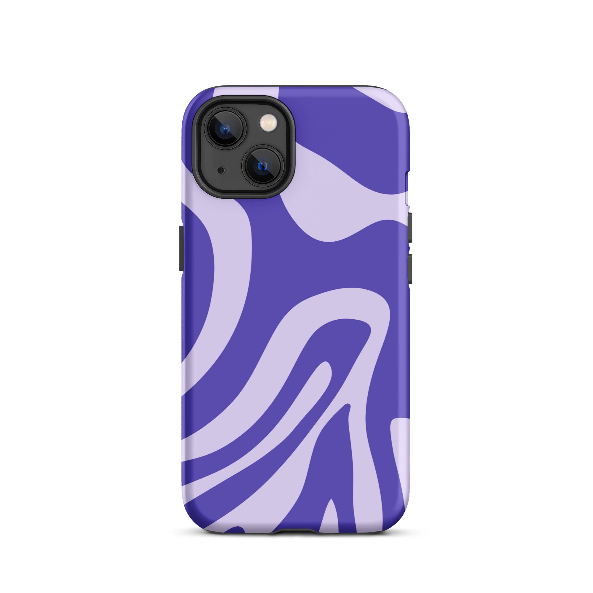 Violet Wave iPhone® Dual-Layered Tough Case : Fashionable Protection, Induction Charging Compatible, Global Shipping, JHTEE Accessories. - JHTEE